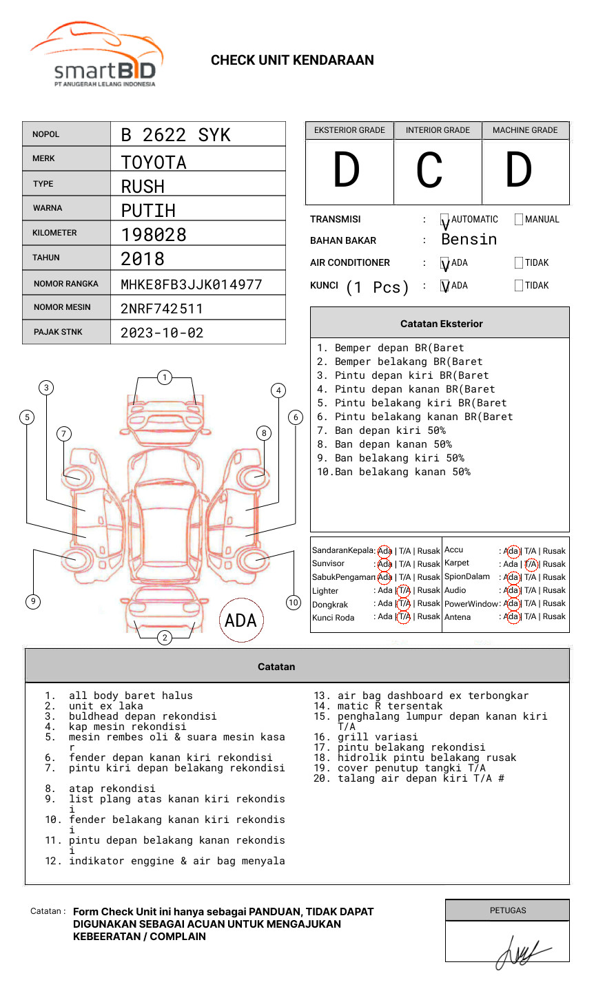 TOYOTA RUSH S