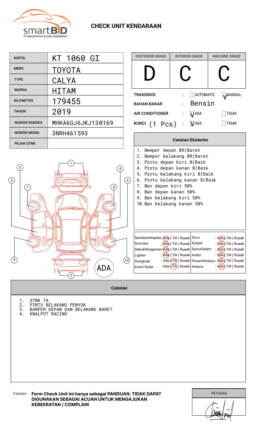 TOYOTA CALYA 1.2 G M/T
