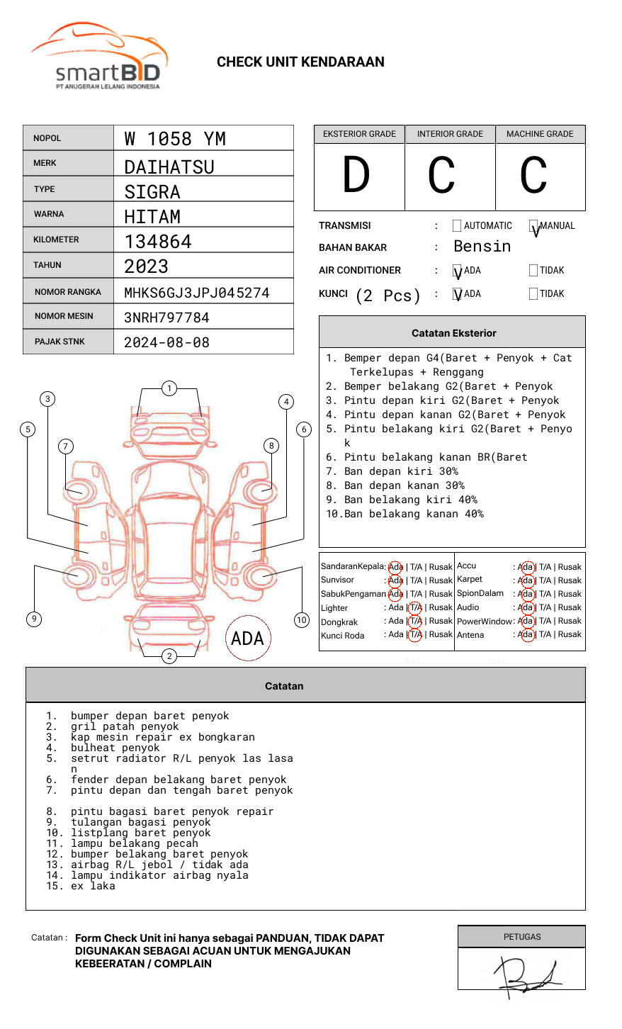 DAIHATSU SIGRA X