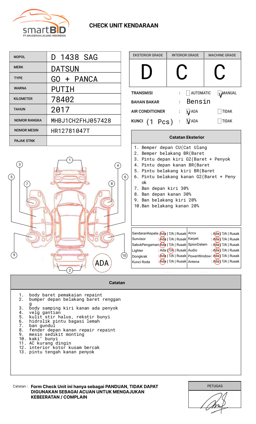 DATSUN GO+PANCA T