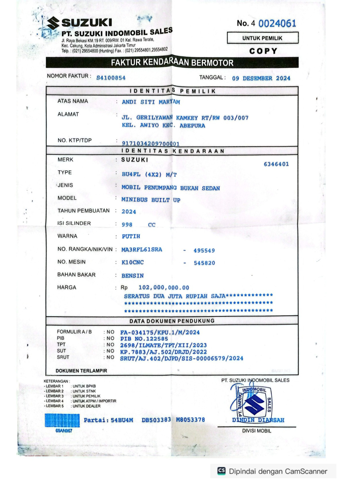 SUZUKI S-PRESSO