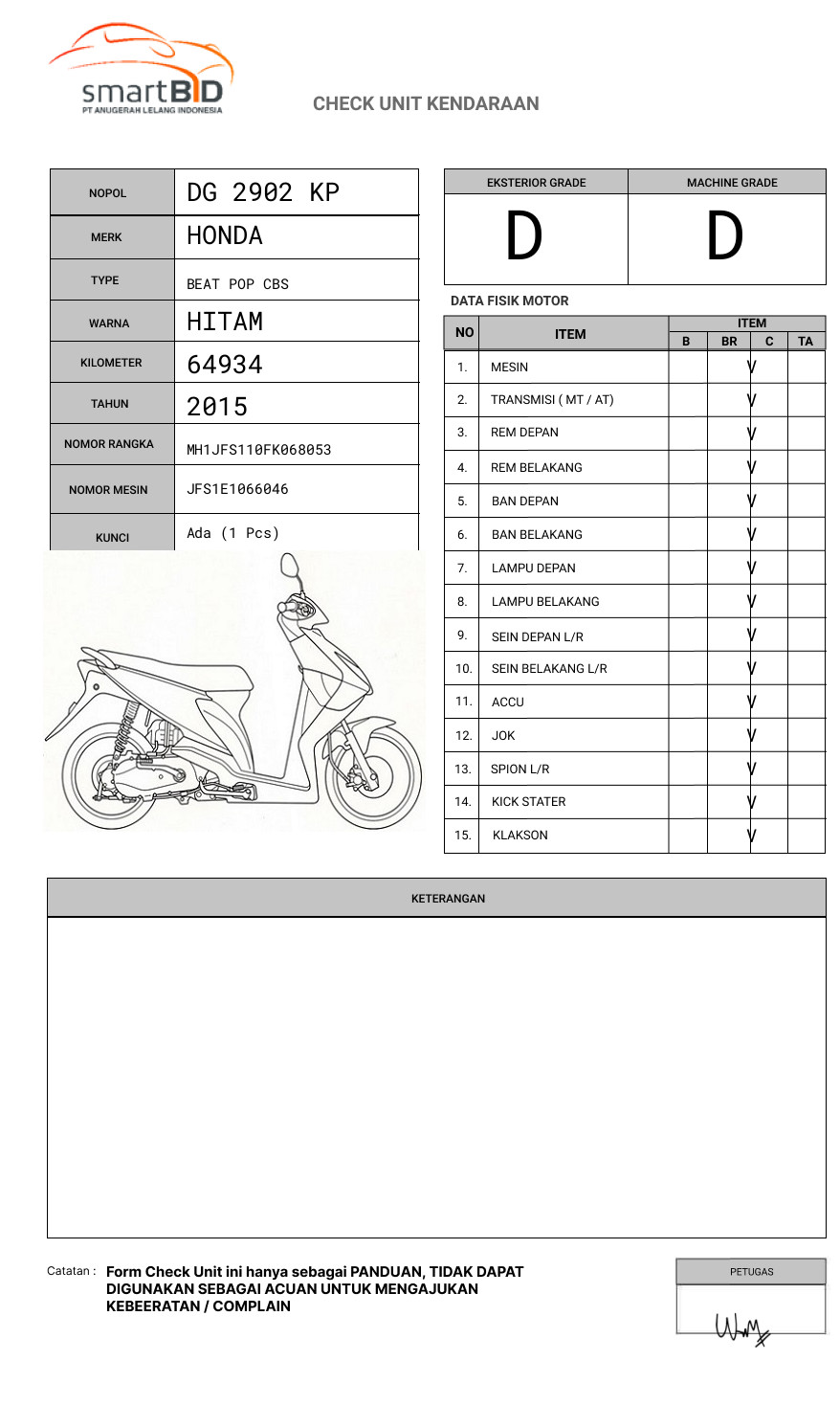 HONDA BEAT POP CBS