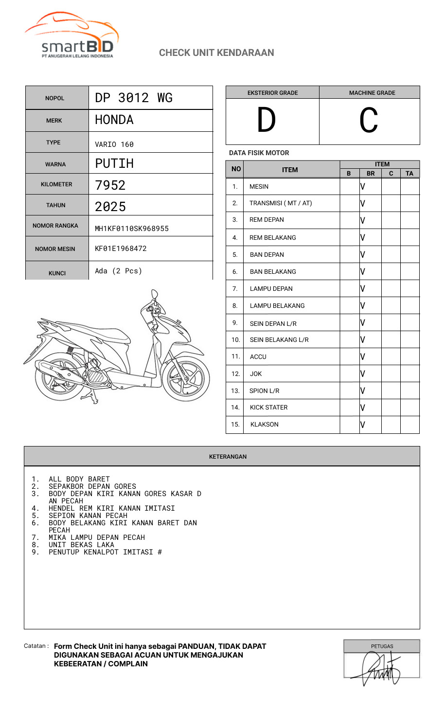 HONDA  VARIO 160