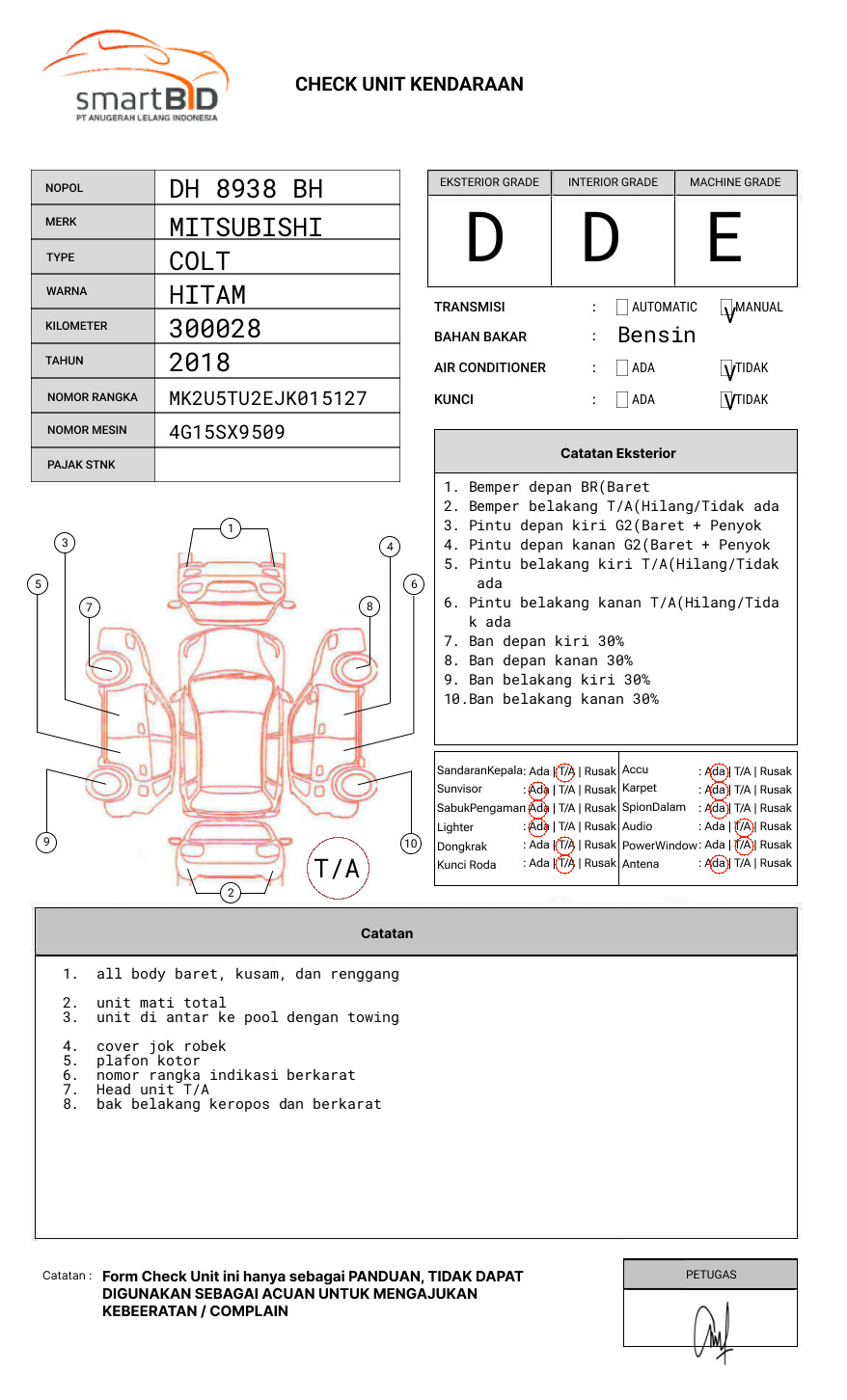 MITSUBISHI COLT T 120 SS 1.5 PU