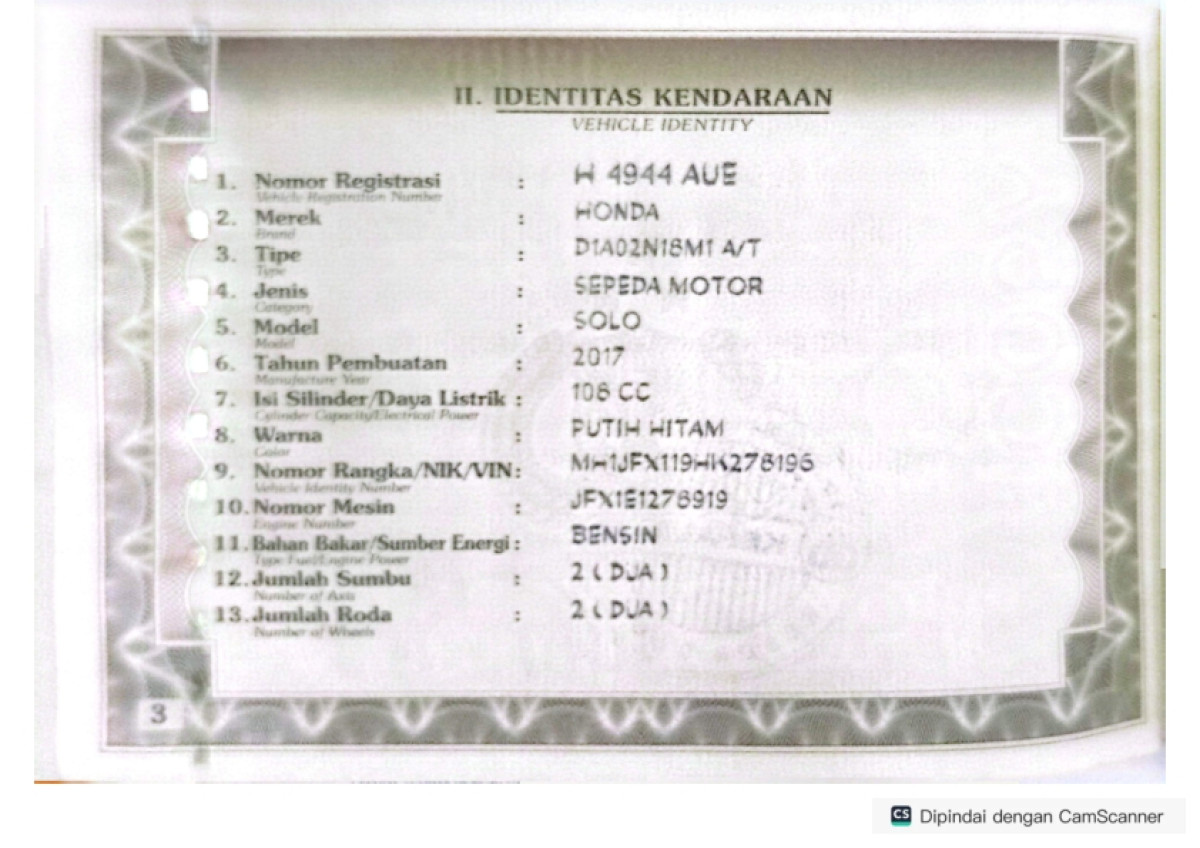 HONDA VARIO 110 ESP CW FI