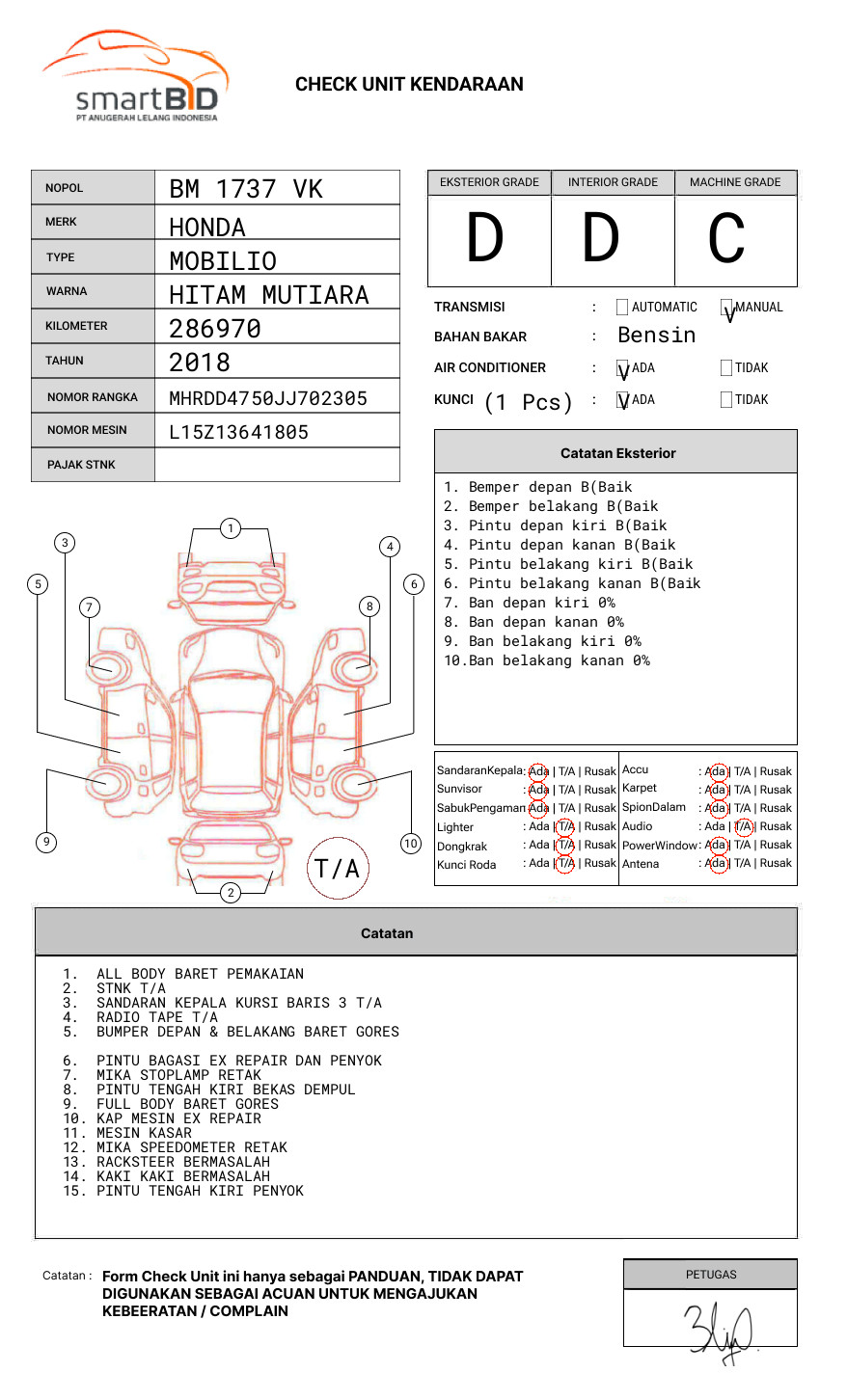 HONDA MOBILIO E