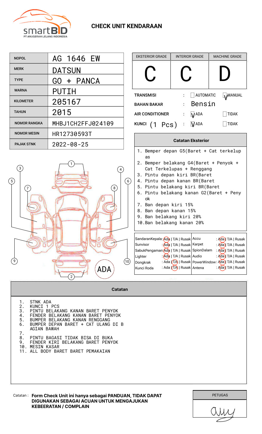 DATSUN GO+PANCA T