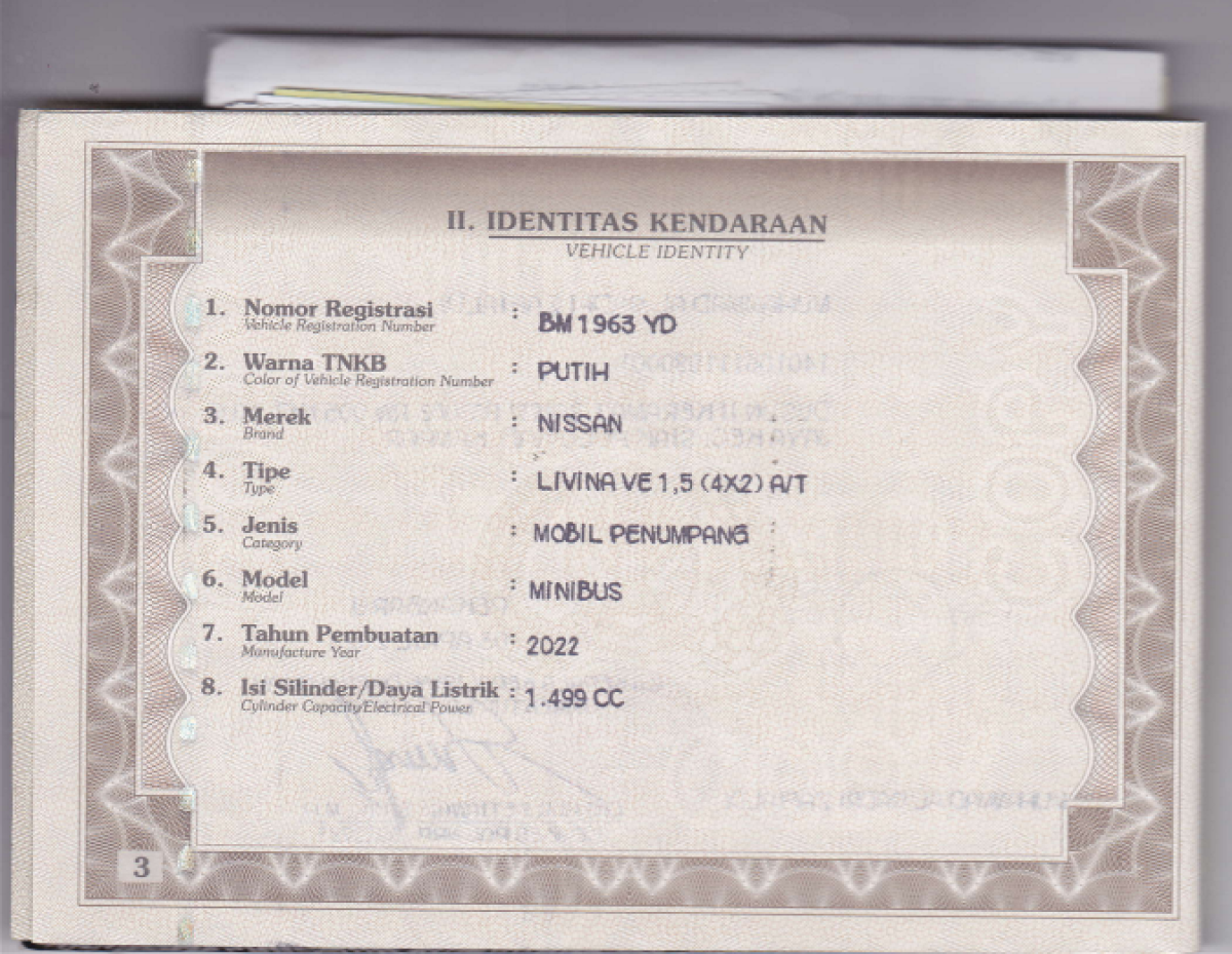 NISSAN  LIVINA  VE