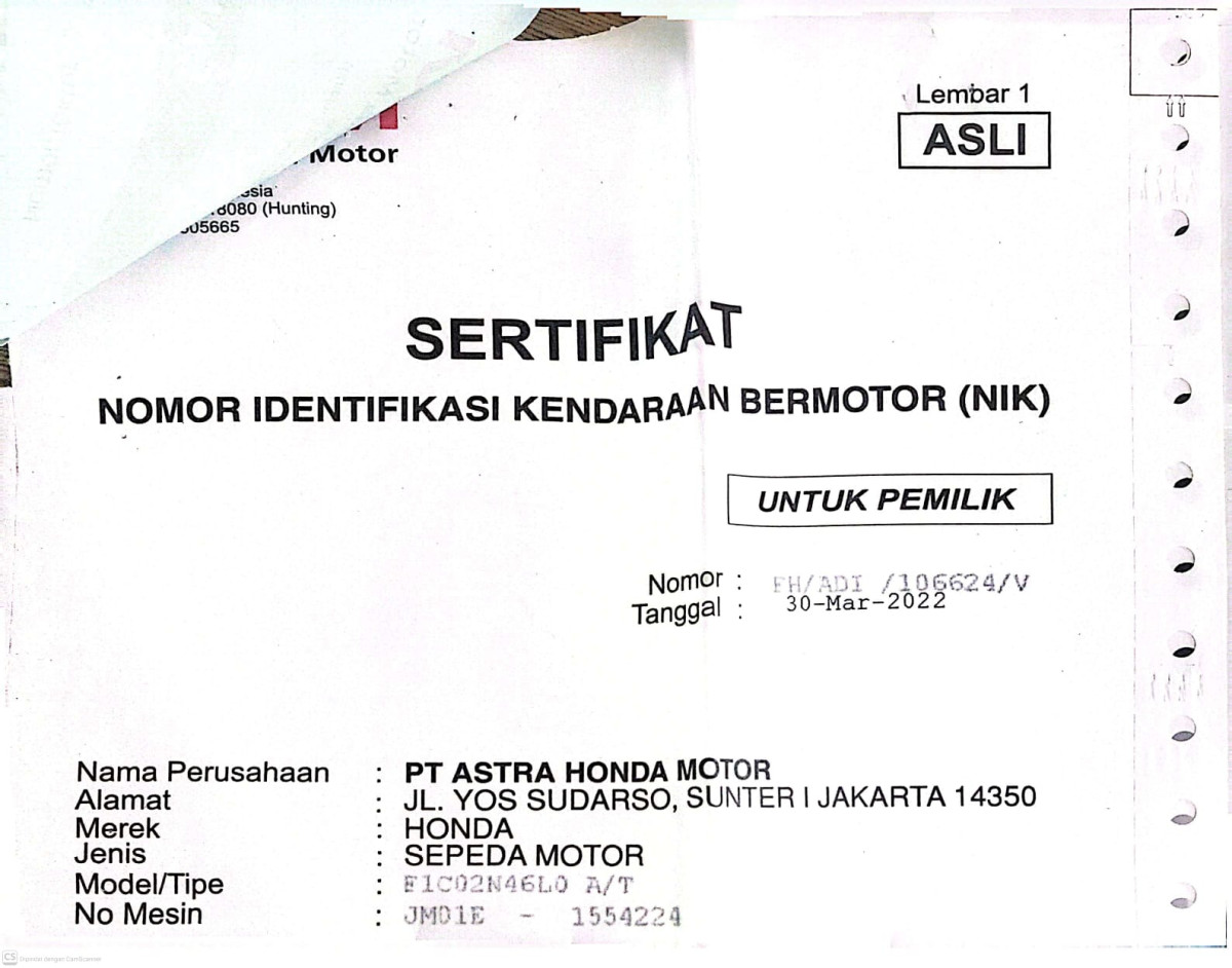 HONDA SCOOPY