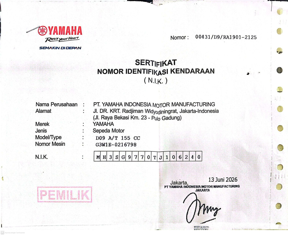 YAMAHA  AEROX 155