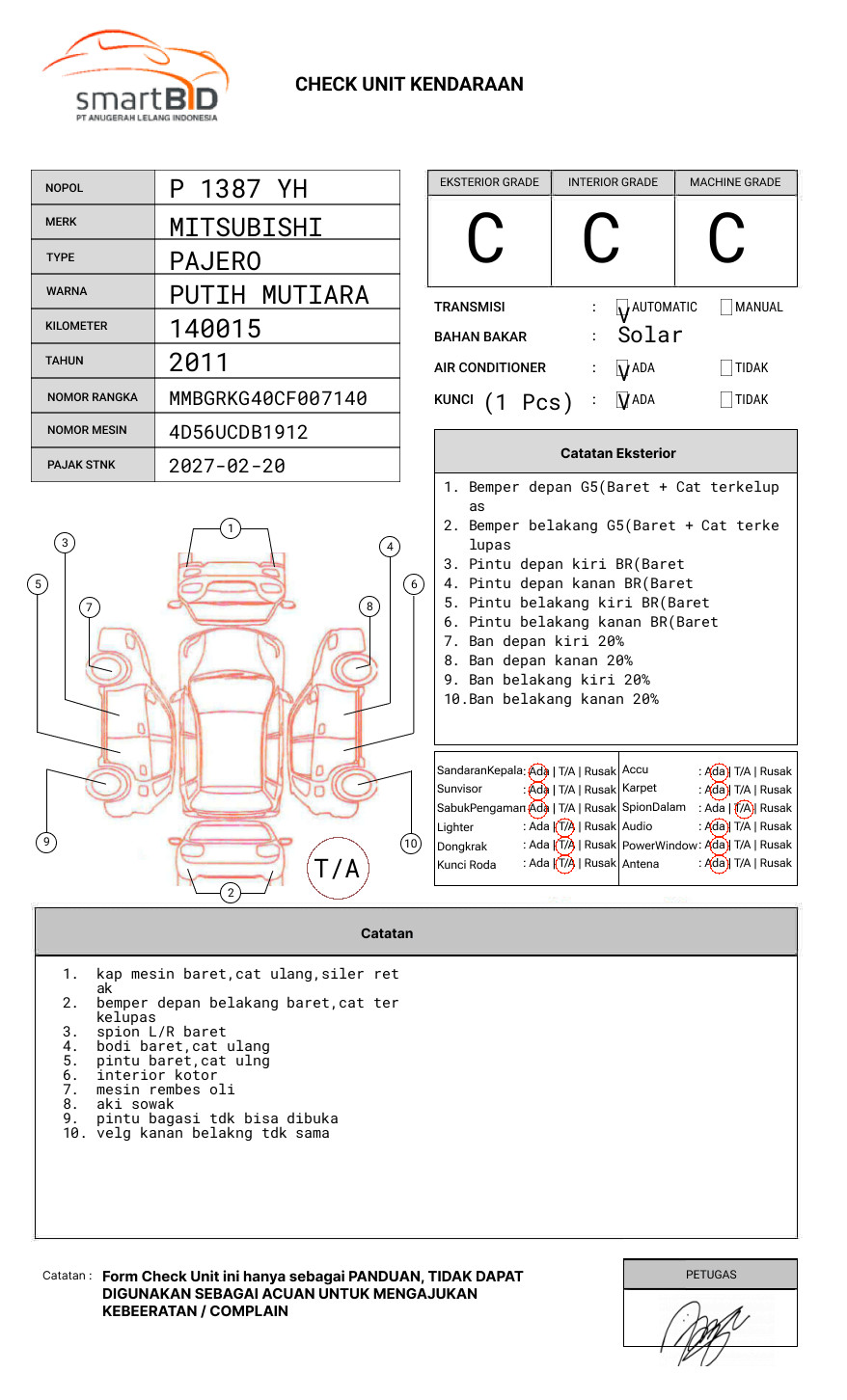 MITSUBISHI PAJERO SPORT 2.5 D EXCEED (4X2)