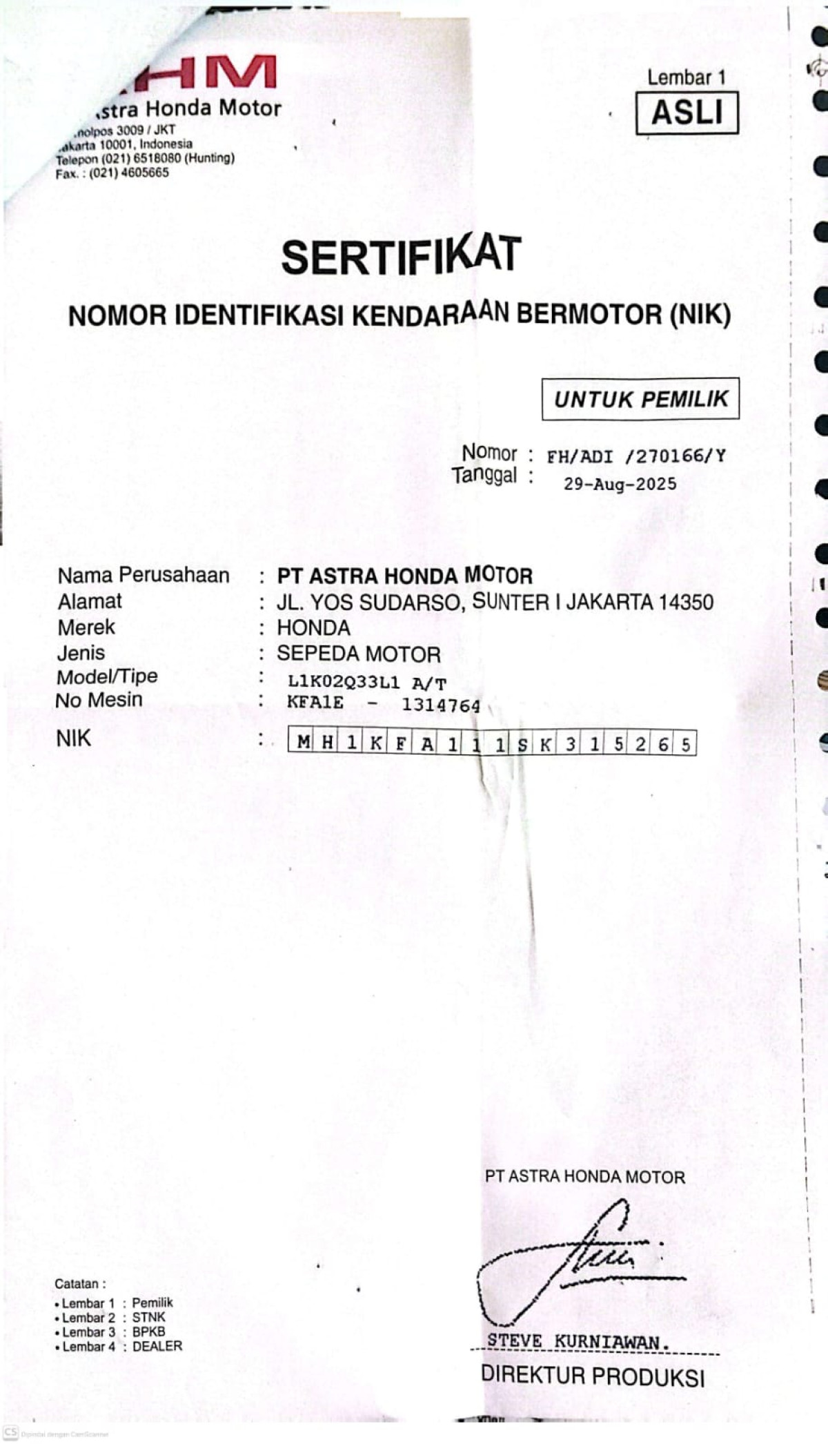 HONDA VARIO 160