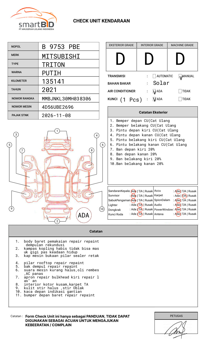 MITSUBISHI DC HDX 4X4