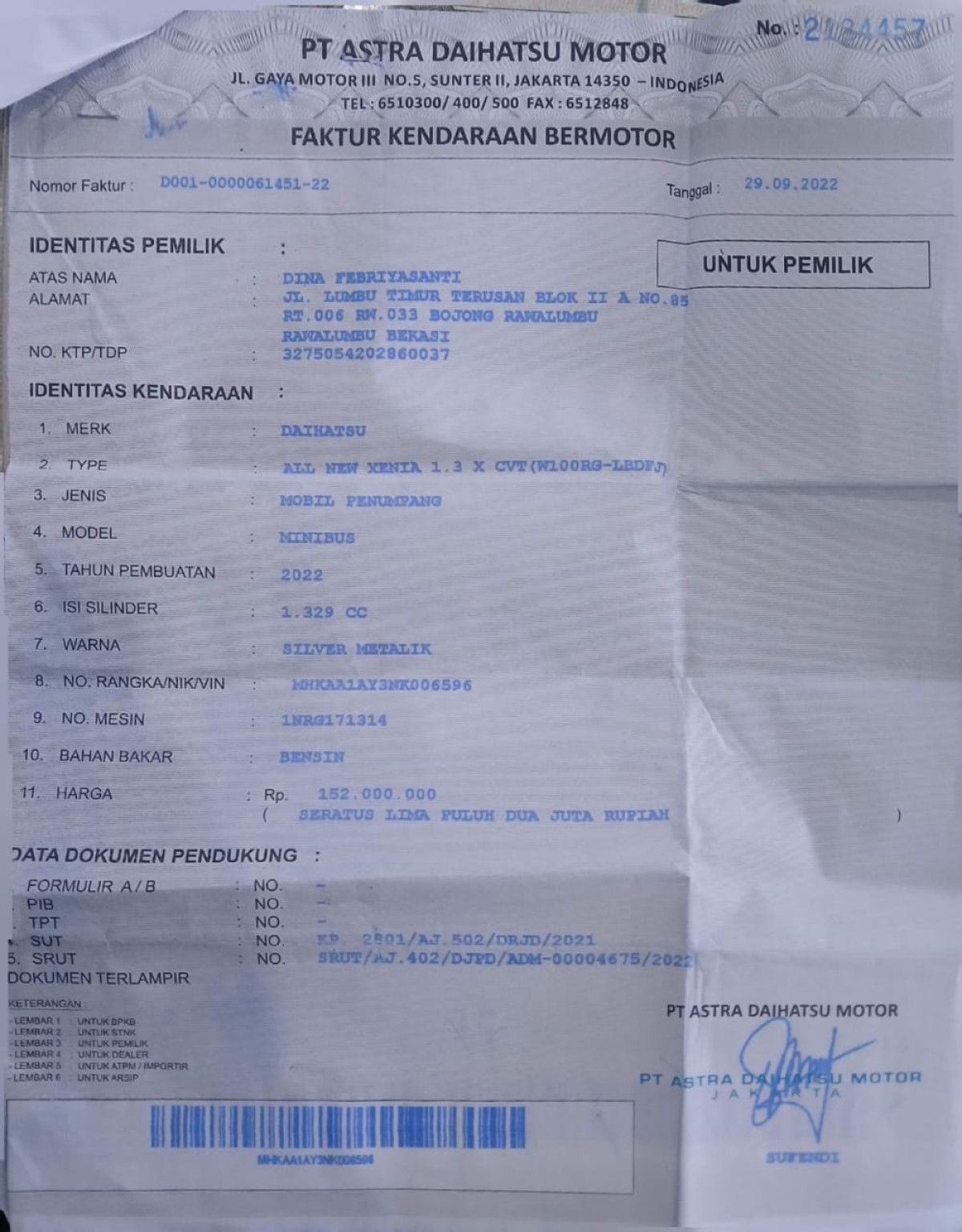 DAIHATSU  XENIA  1.3 X