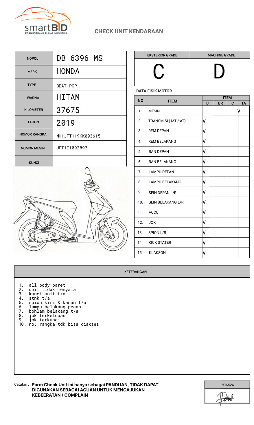 HONDA BEAT POP