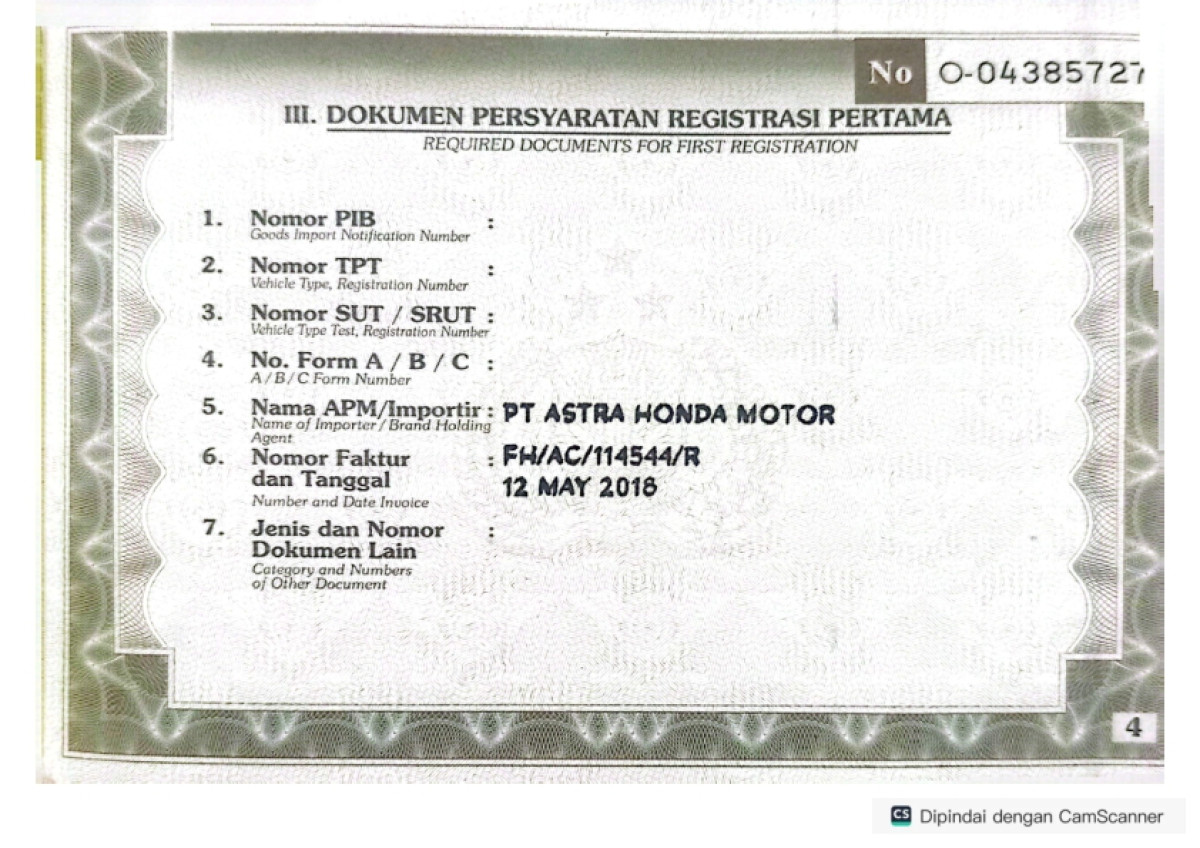 HONDA BEAT CBS FI CW