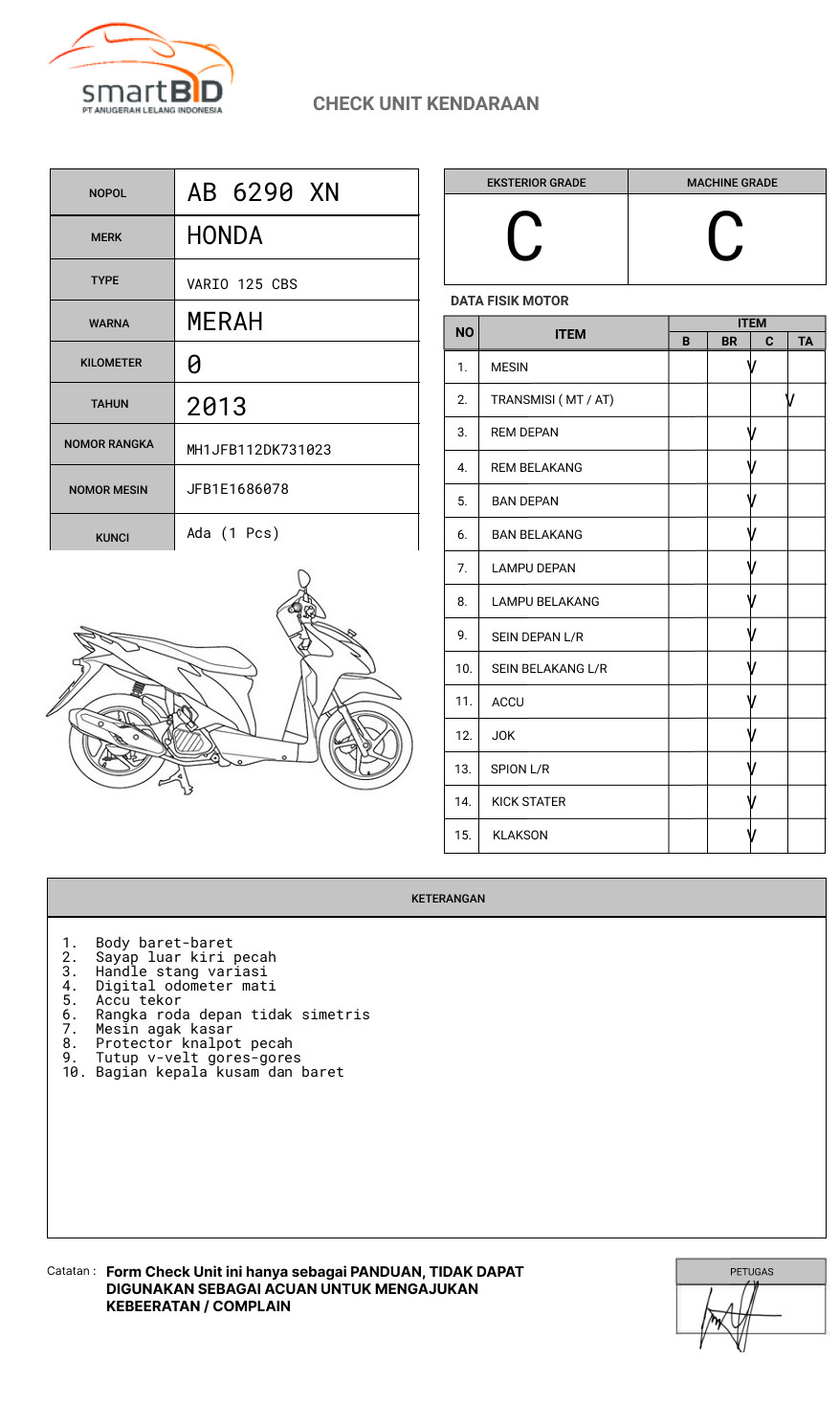 HONDA VARIO 125 CBS