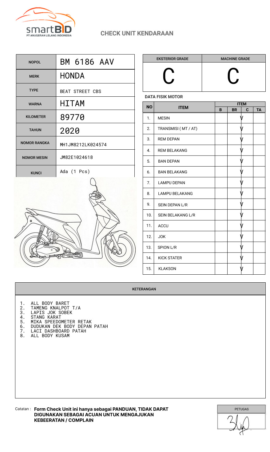 HONDA BEAT STREET CBS