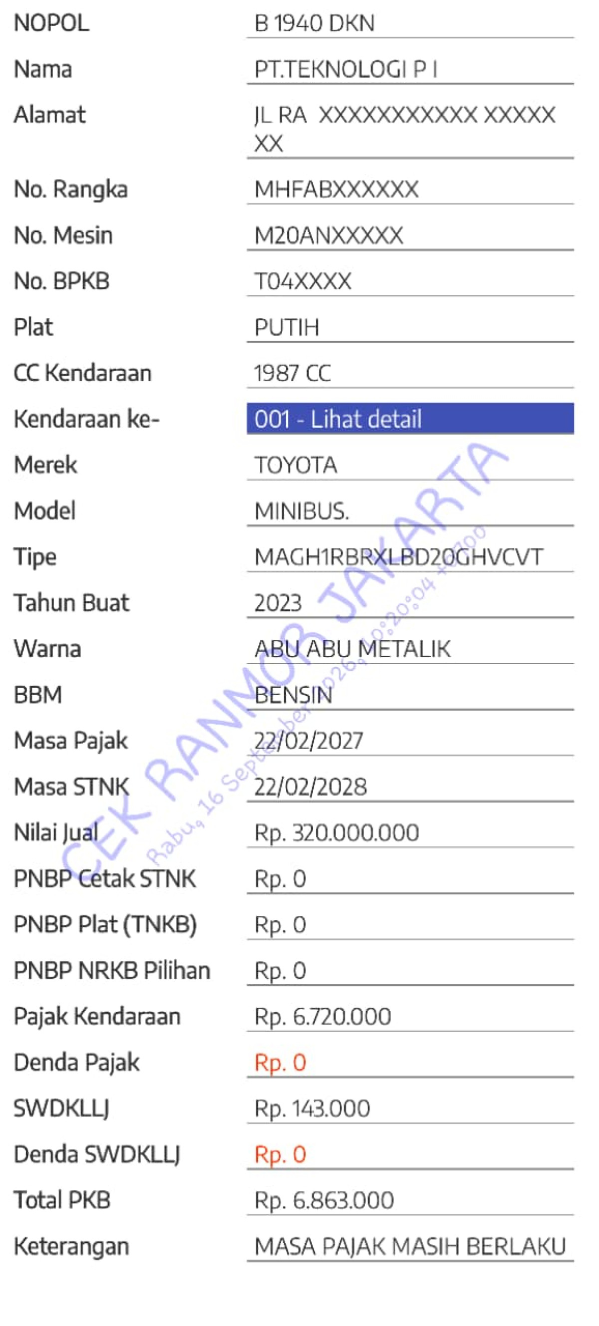 TOYOTA INNOVA ZENIX G