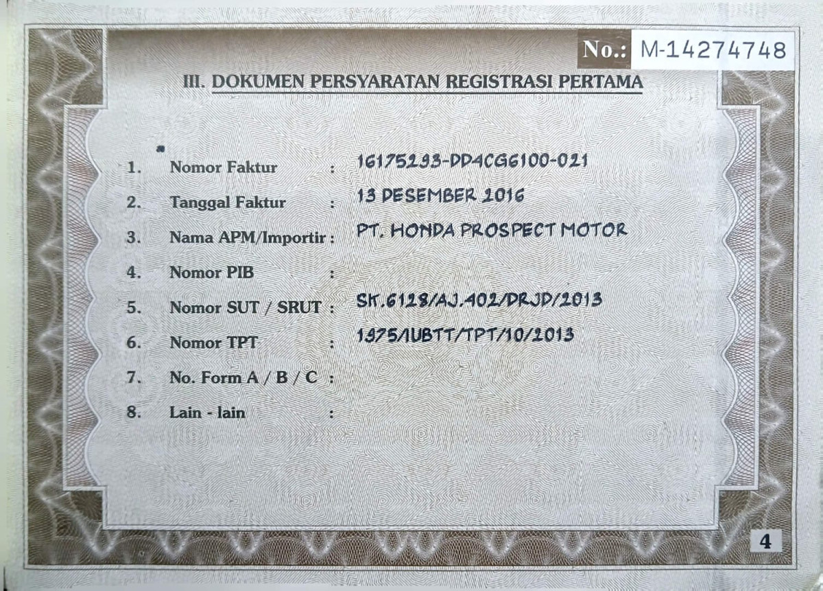 HONDA MOBILIO DD4 1.5 E M CVT CKD