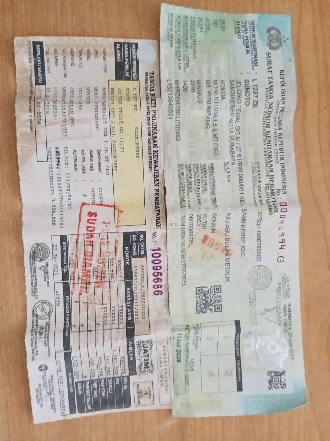 HONDA  MOBILIO  DD4 1.5E