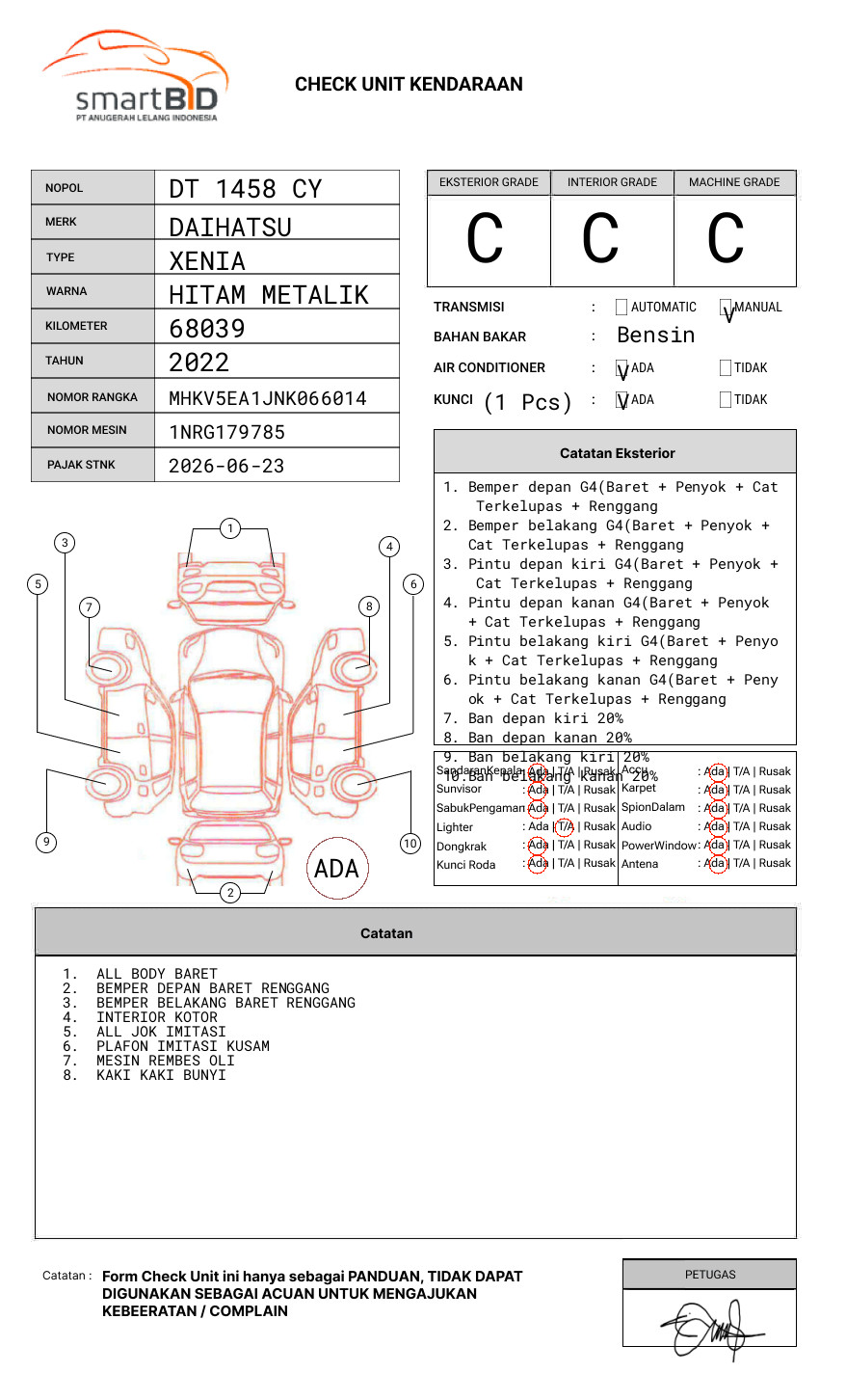 DAIHATSU XENIA 1.3 X