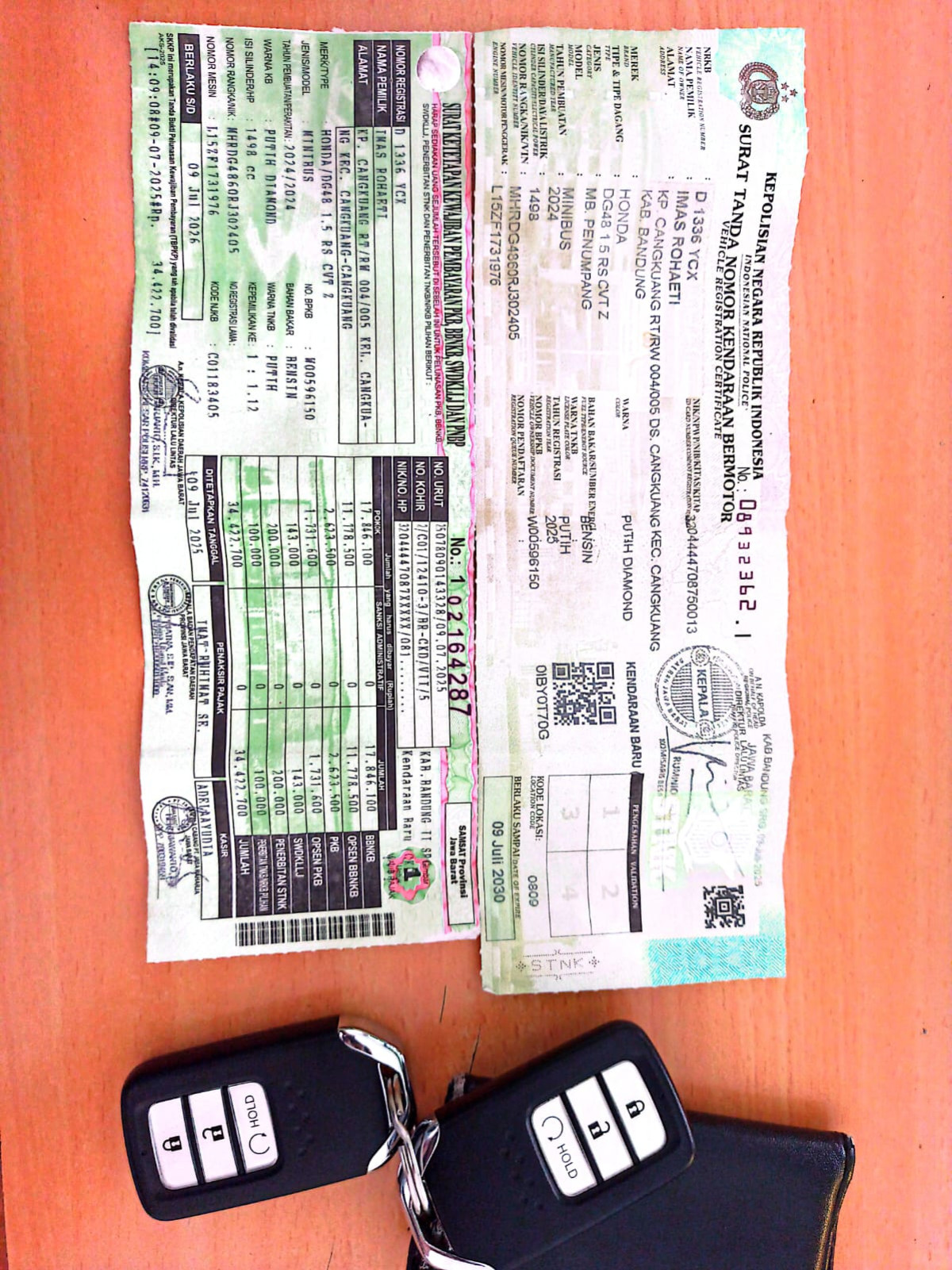 HONDA  WRV DG48 1.5 RS CVT Z