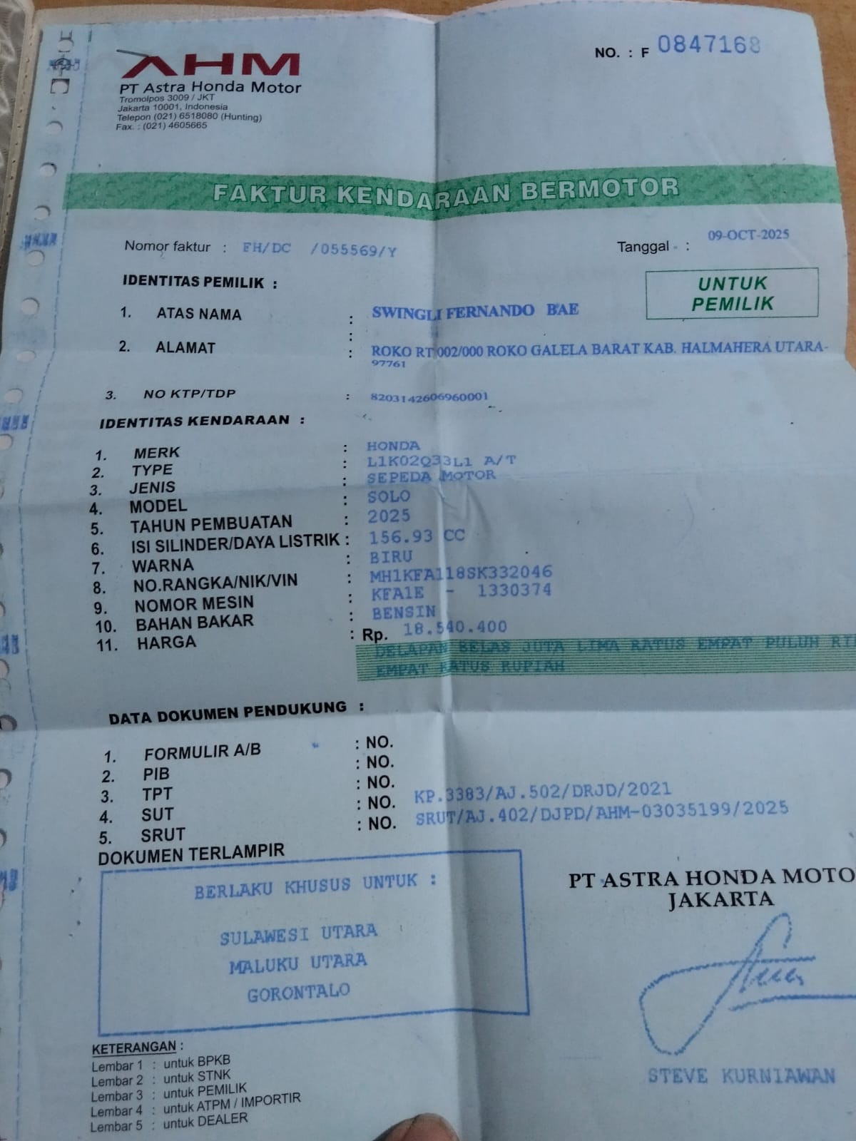 HONDA VARIO 160 ABS