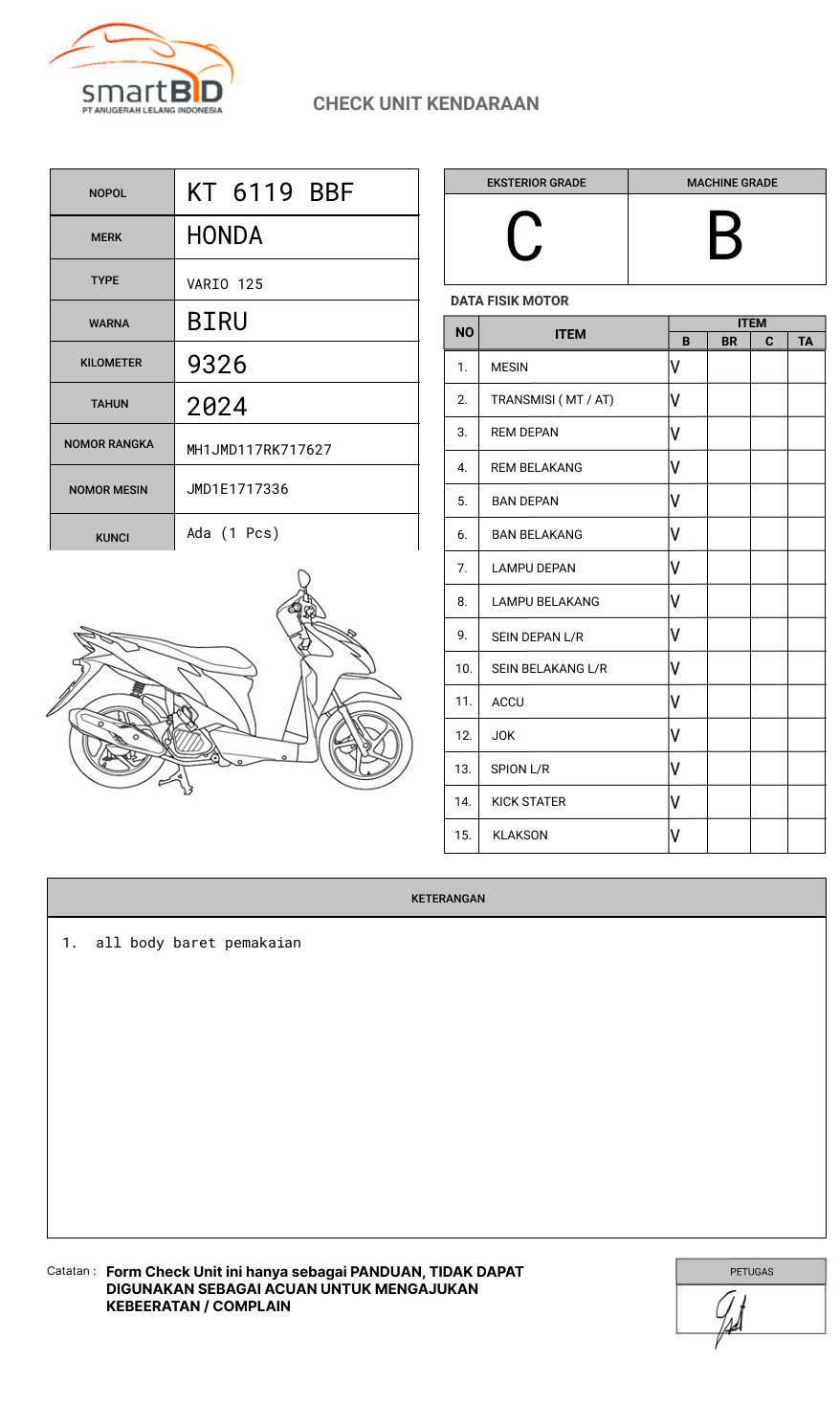 HONDA  VARIO 125