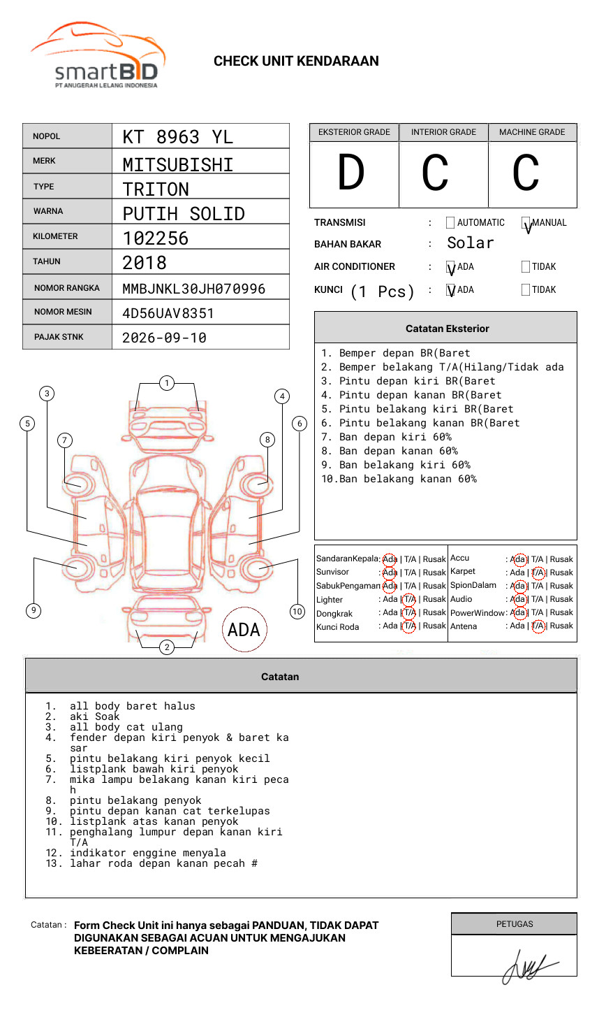 MITSUBISHI DC HDX-H