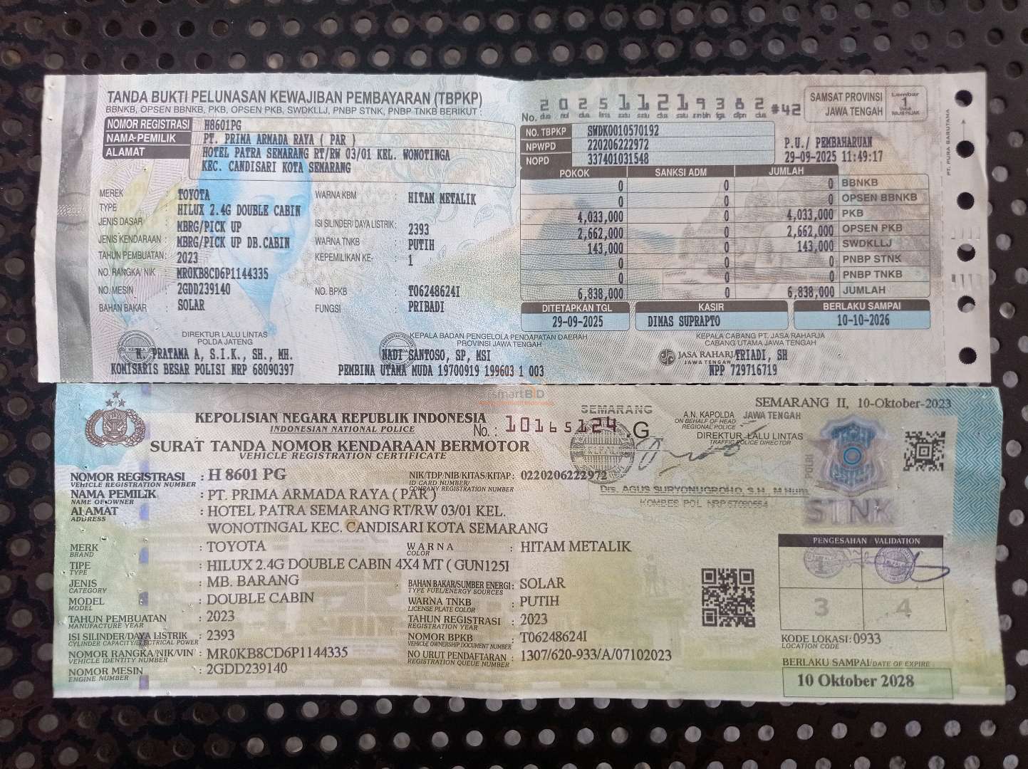 TOYOTA HILUX 2.4G DC 4X4