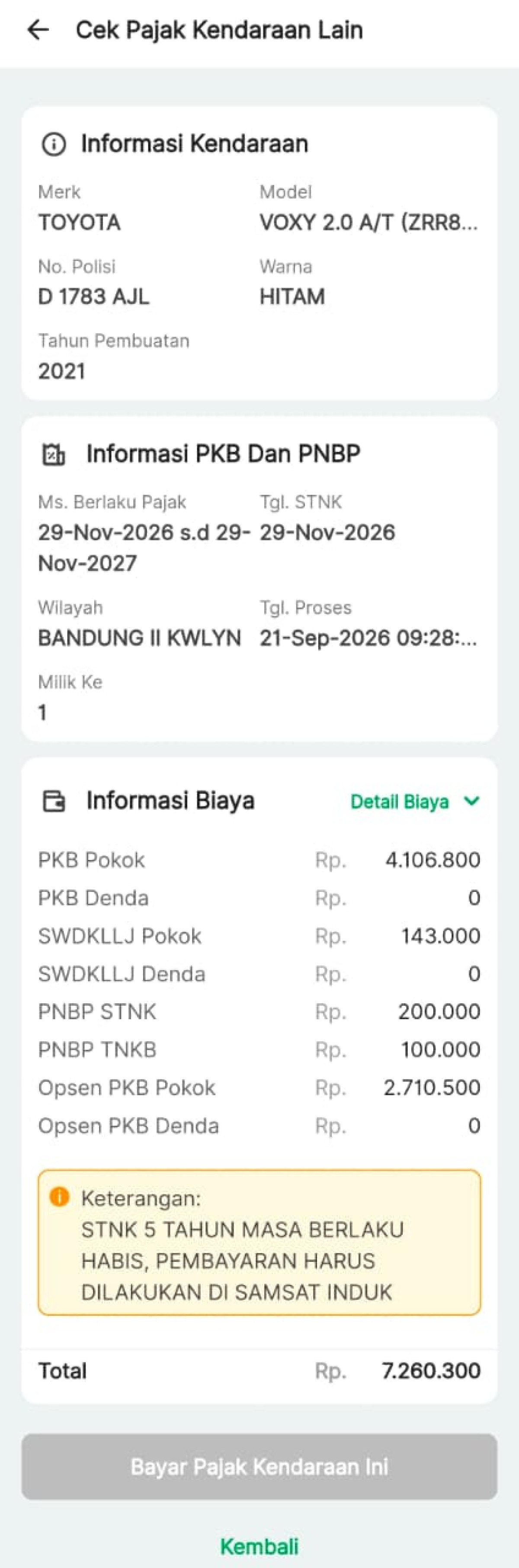 TOYOTA VOXY 2.0 AT