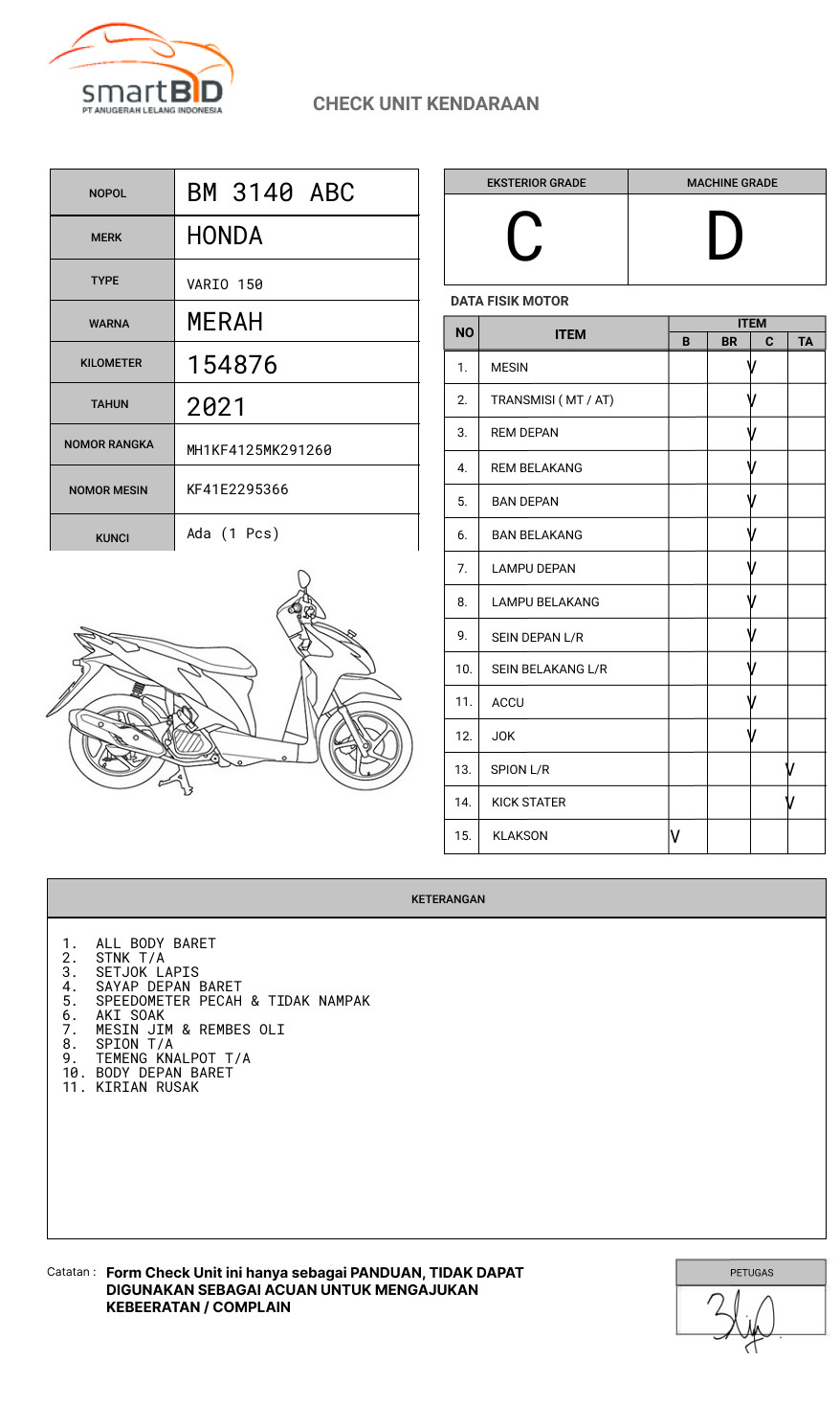 HONDA VARIO 150
