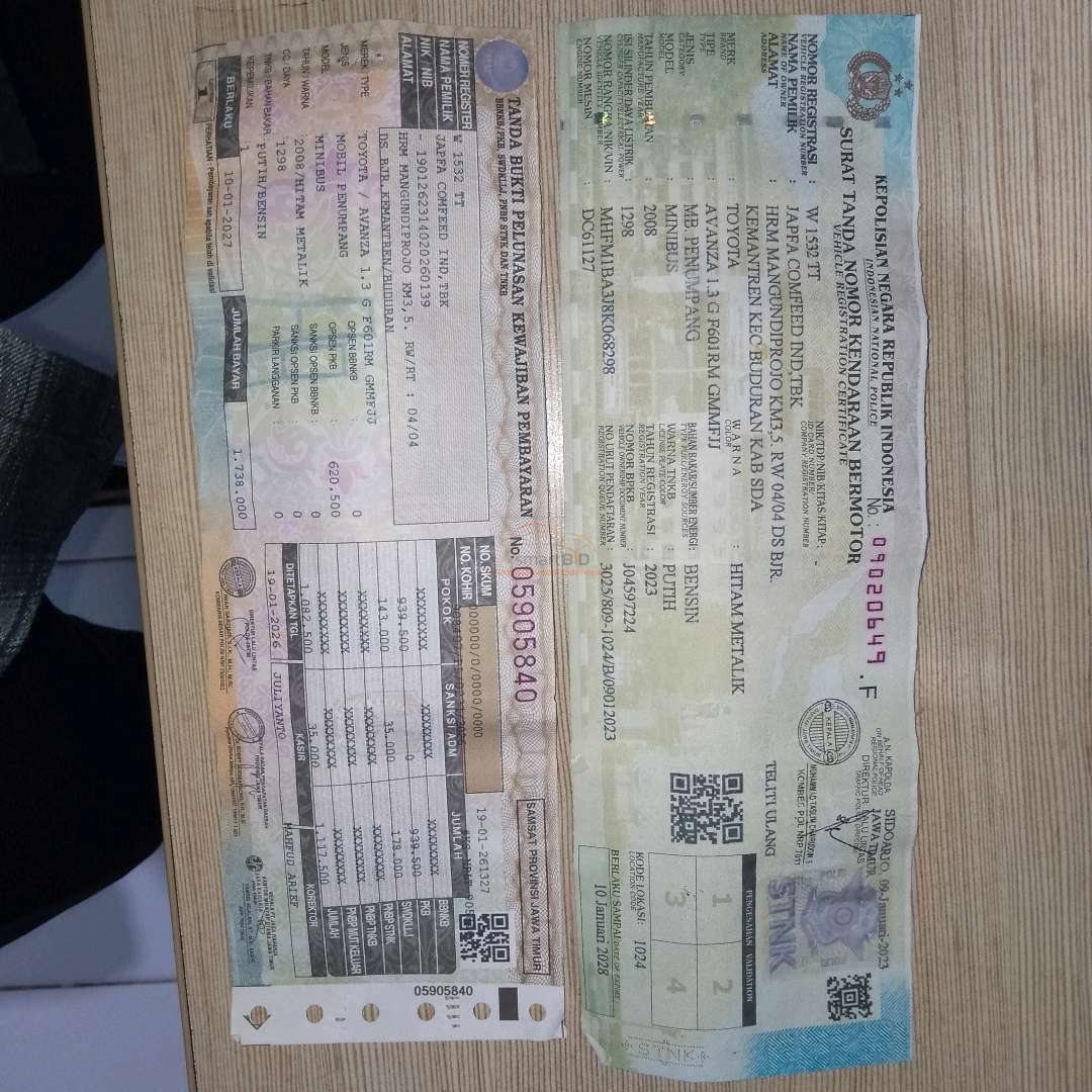 TOYOTA AVANZA 1.3 G