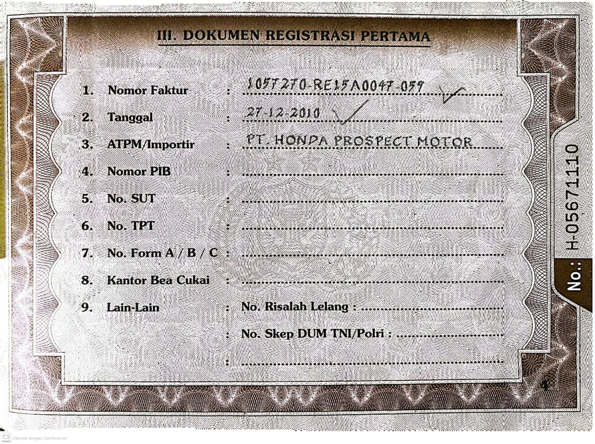 HONDA CR-V RE1 2WD 2.0 A/T