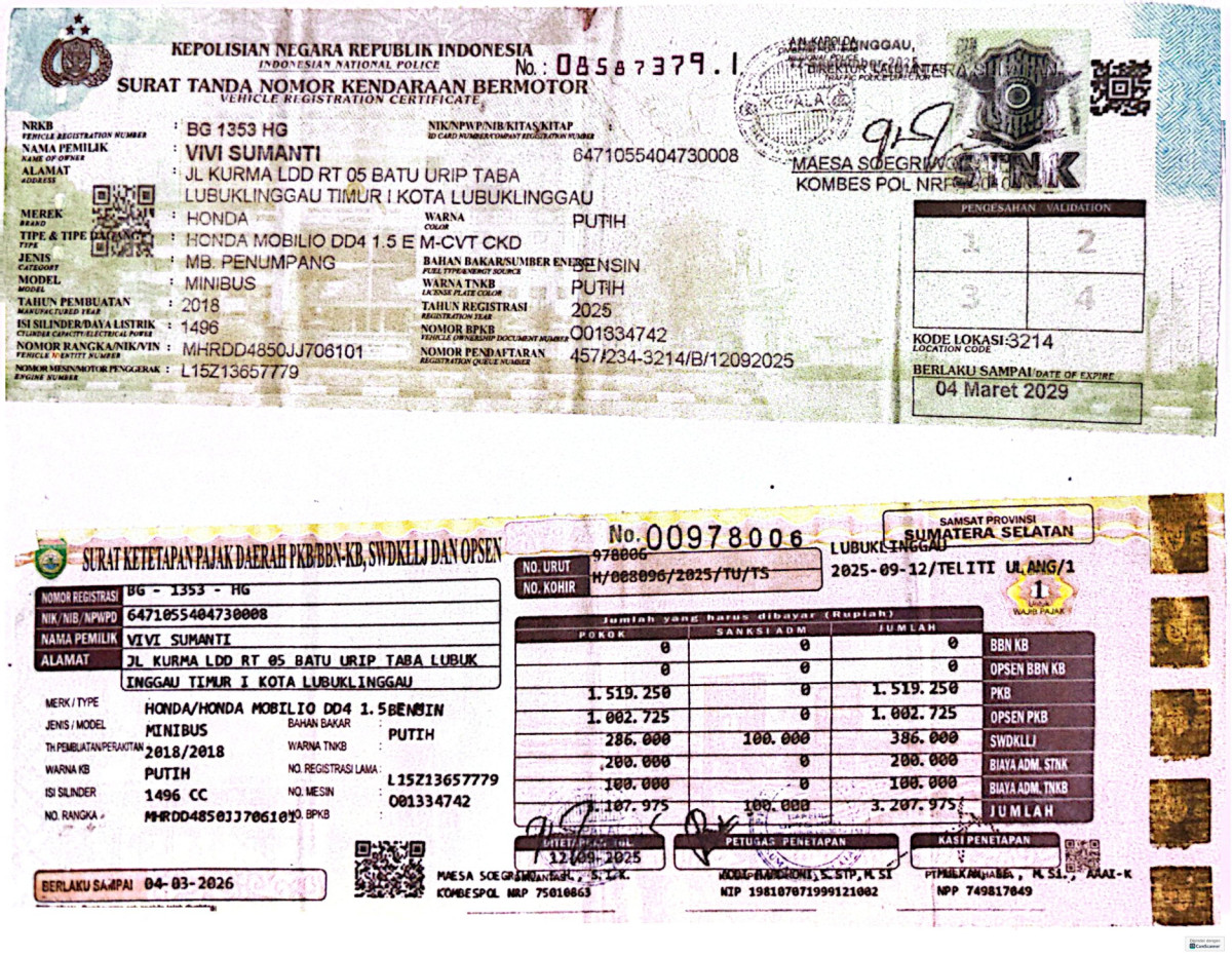 HONDA  MOBILIO  DD4 1.5E