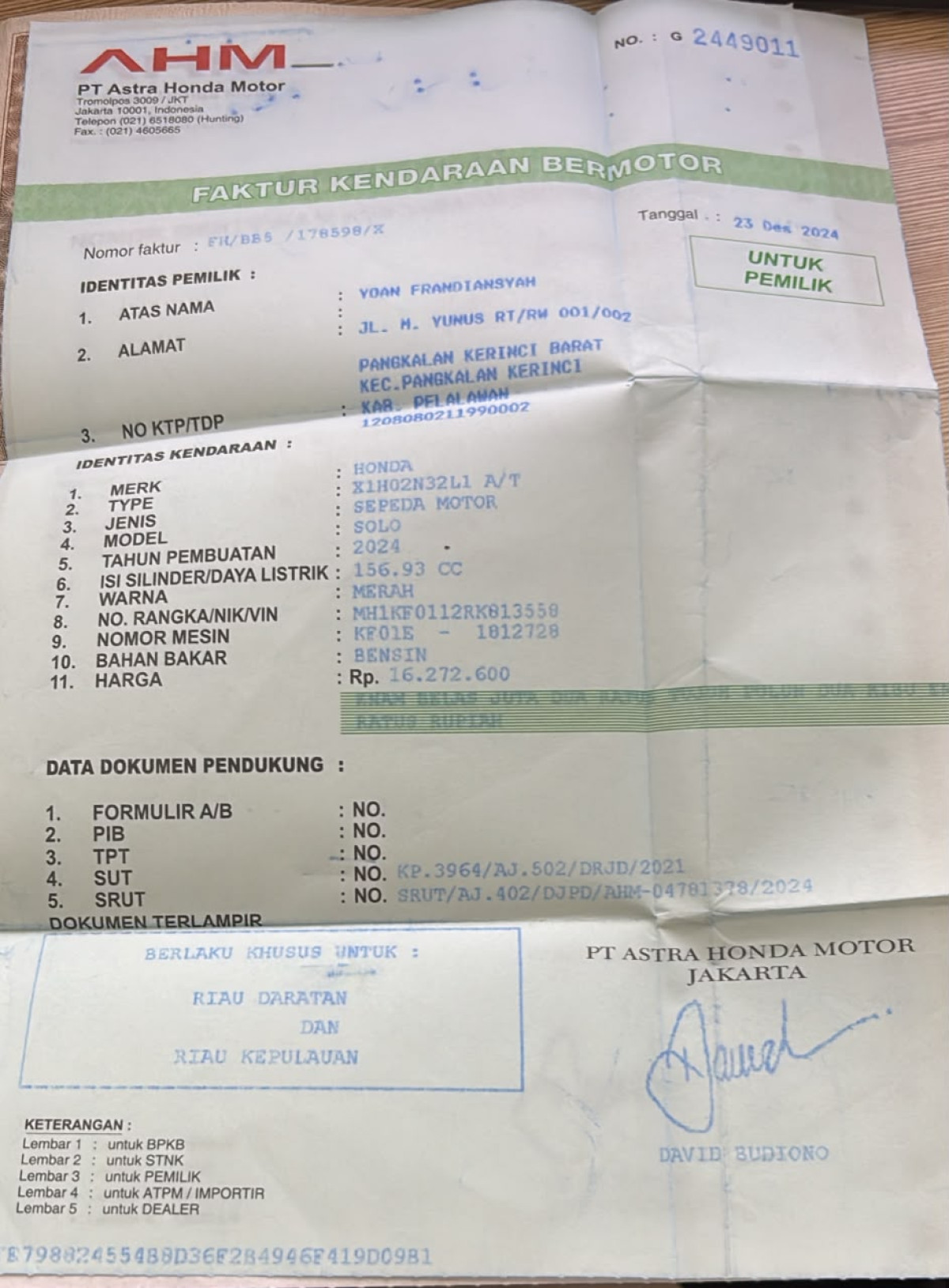 HONDA VARIO 160 ABS