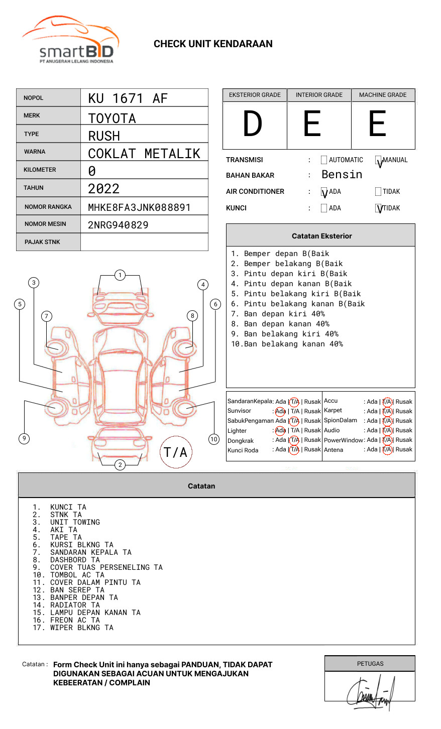 TOYOTA  RUSH  S