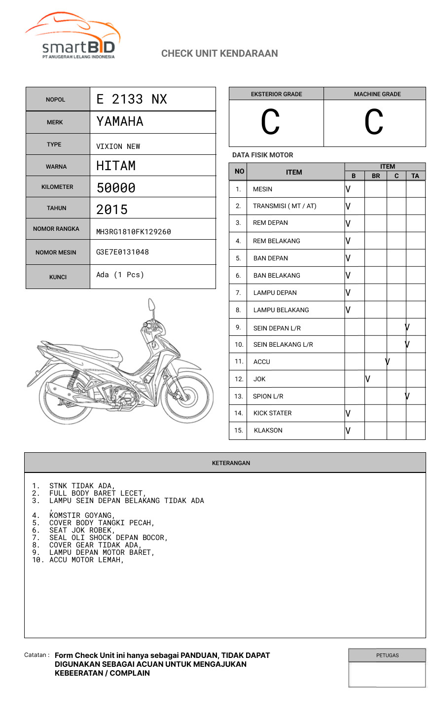 YAMAHA VIXION NEW