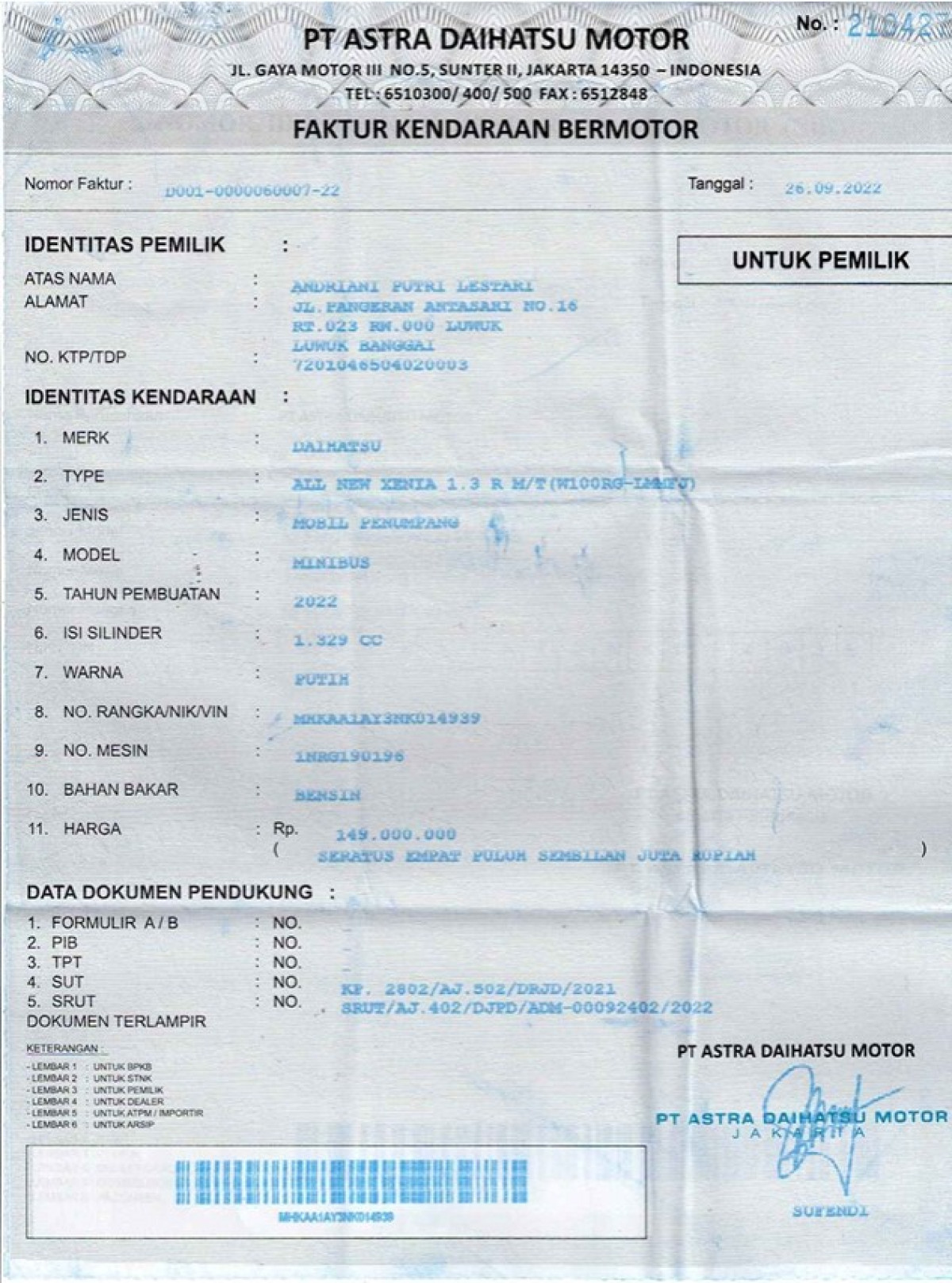 DAIHATSU XENIA R