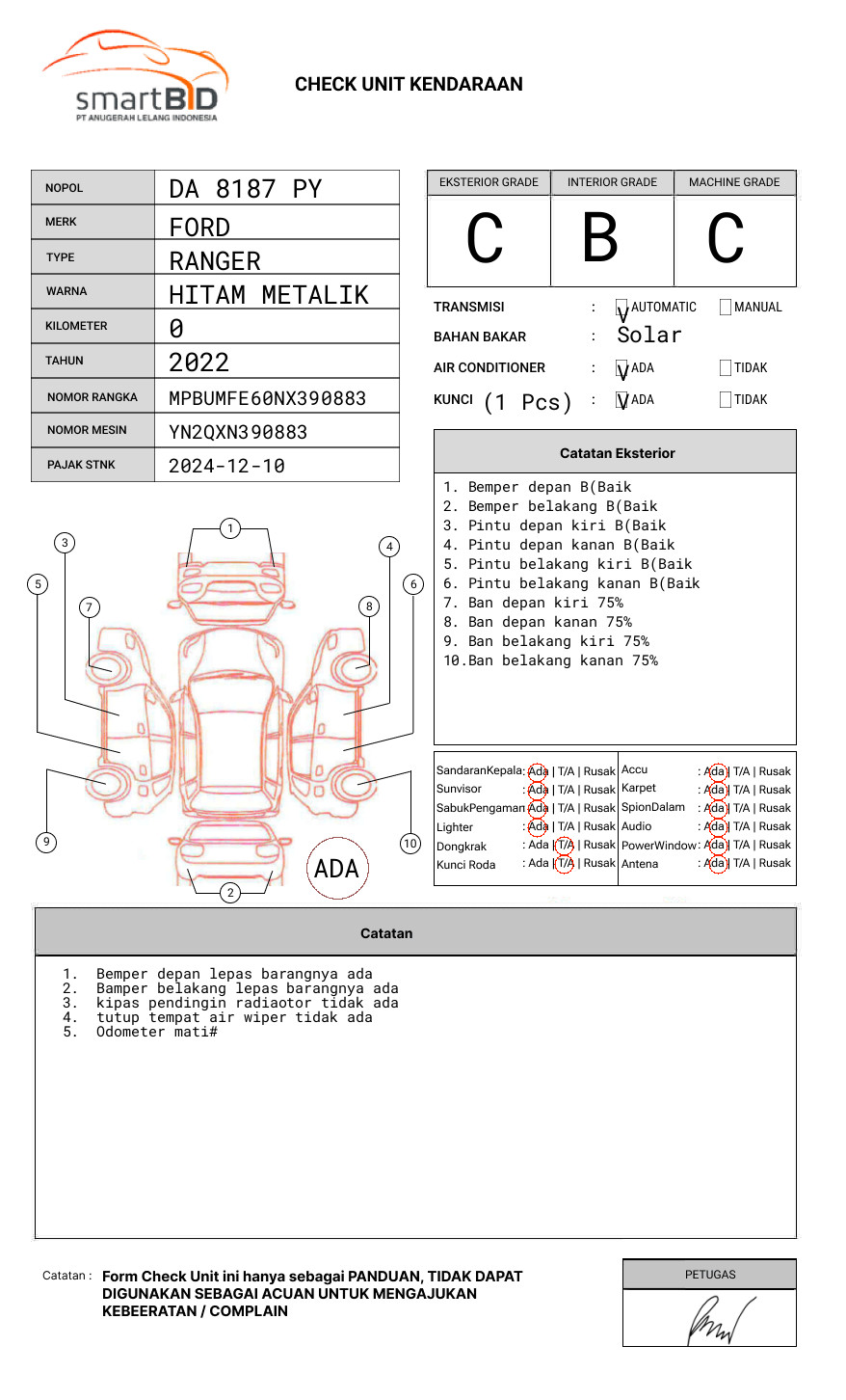 FORD  RANGER  2.0L RAPTOR