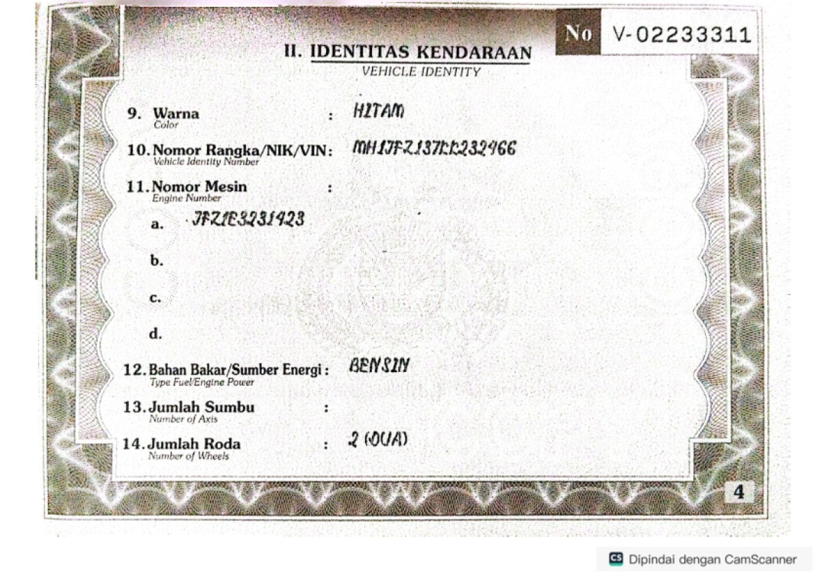 HONDA BEAT CBS FI CW