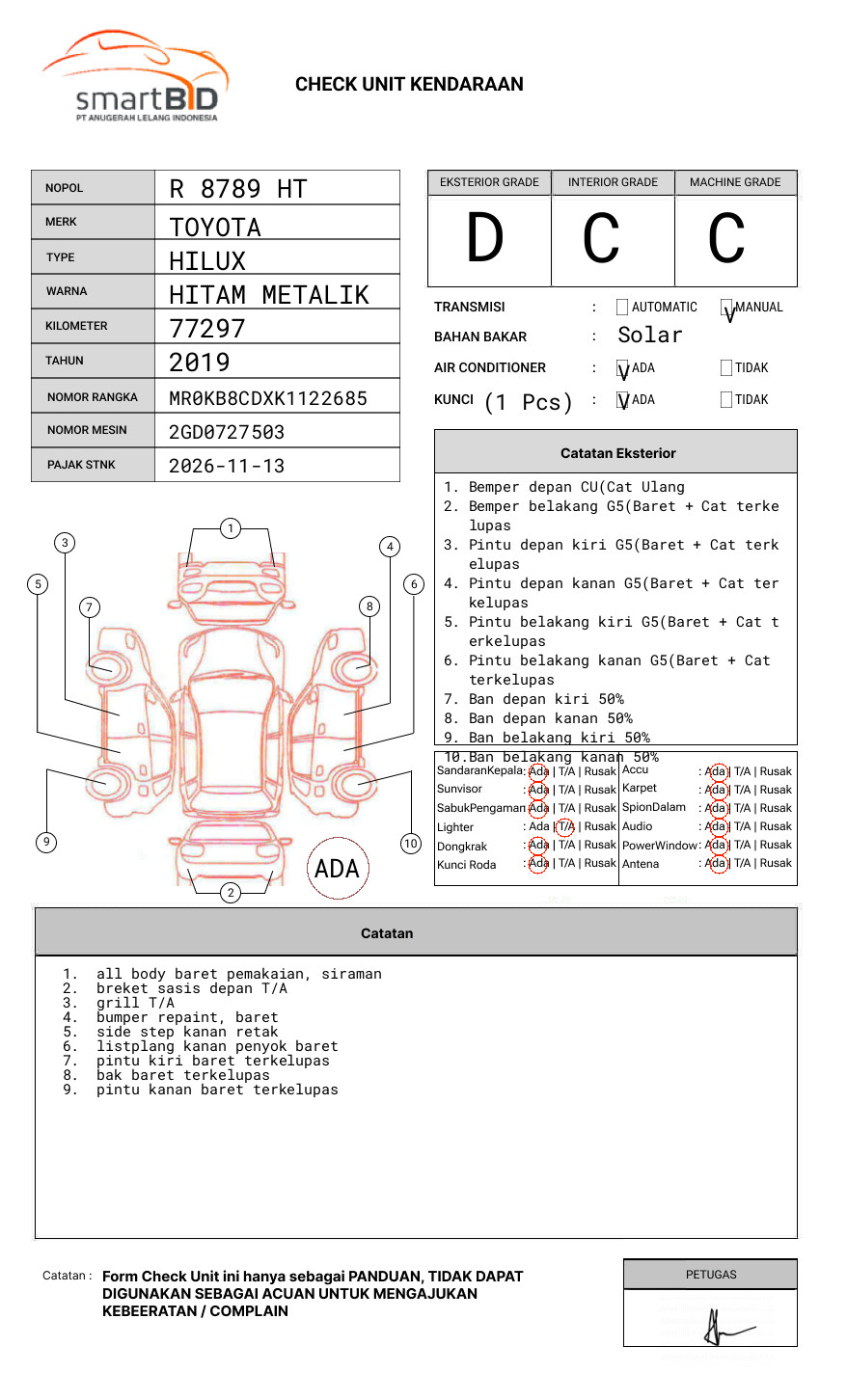 TOYOTA HILUX 2.4G DC 4X4
