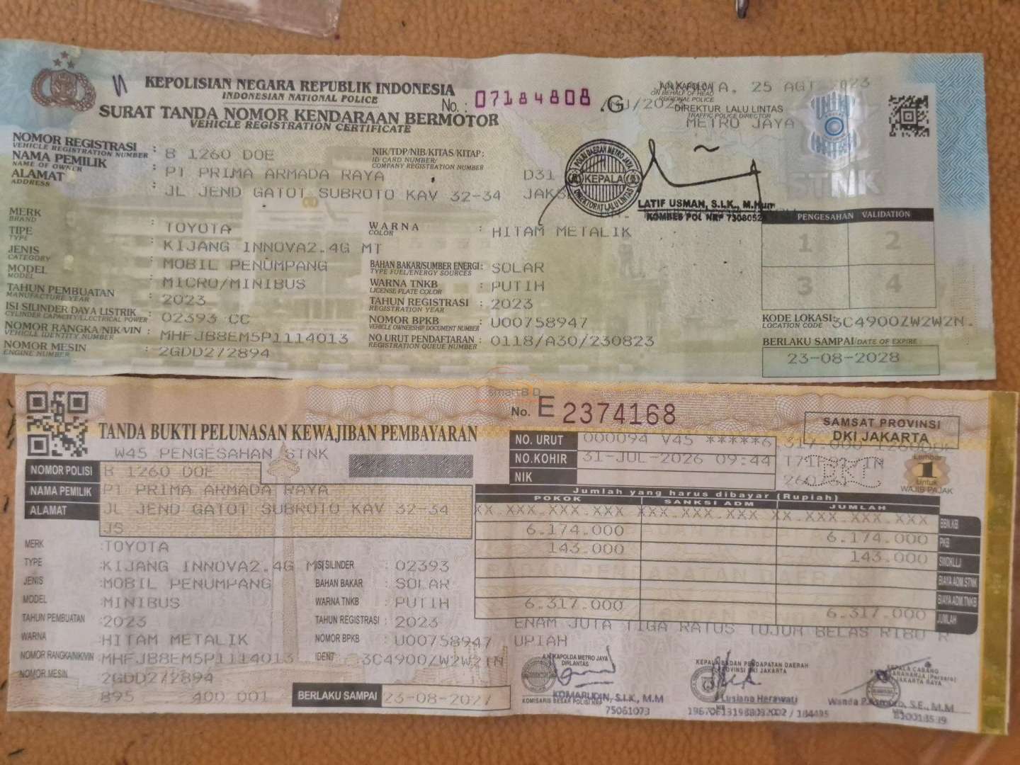 TOYOTA INNOVA 2.4 G