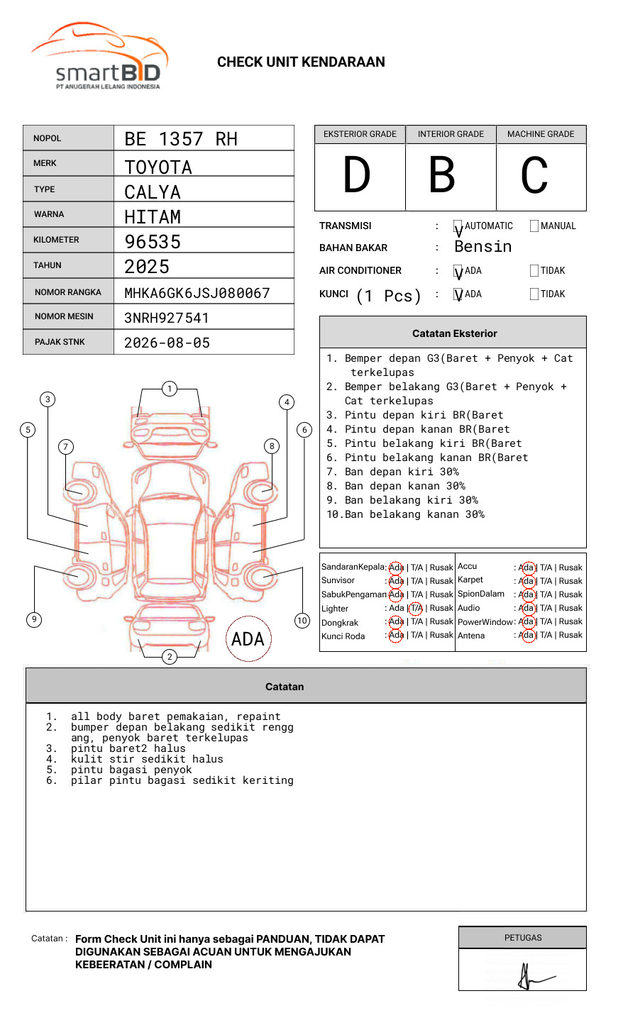 TOYOTA CALYA 1.2 G A/T