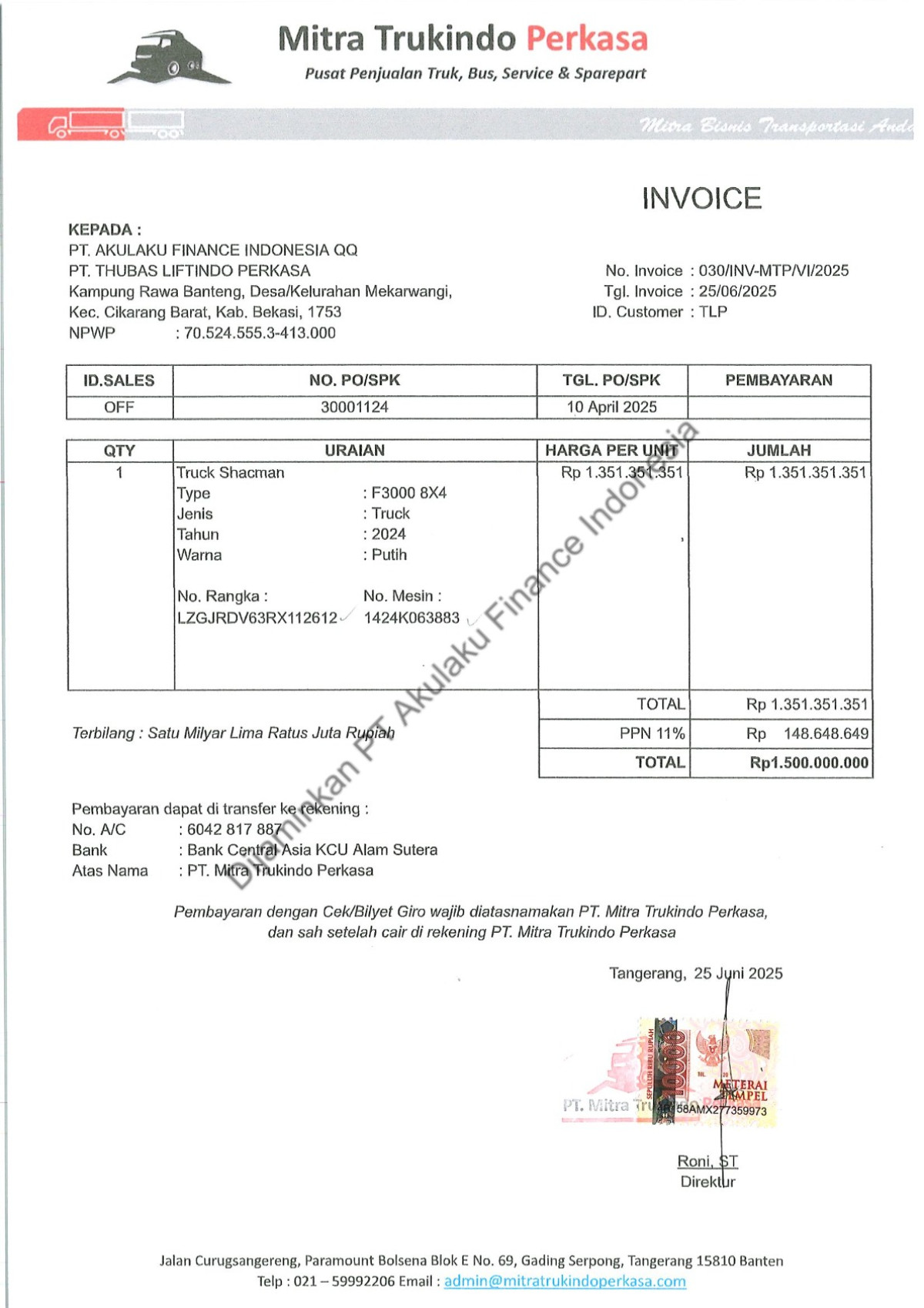 SHACMAN F3000 8X4