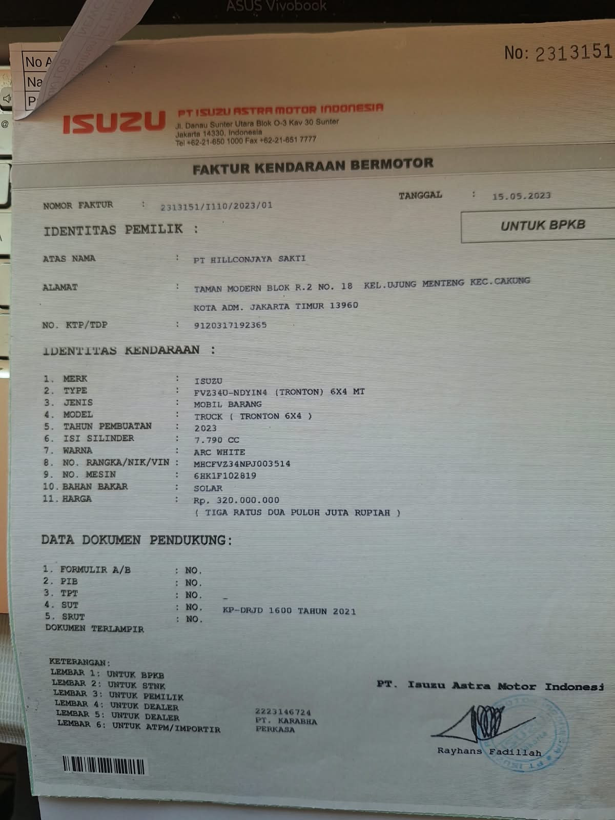 ISUZU  GIGA FVZ 34U - NDYINA