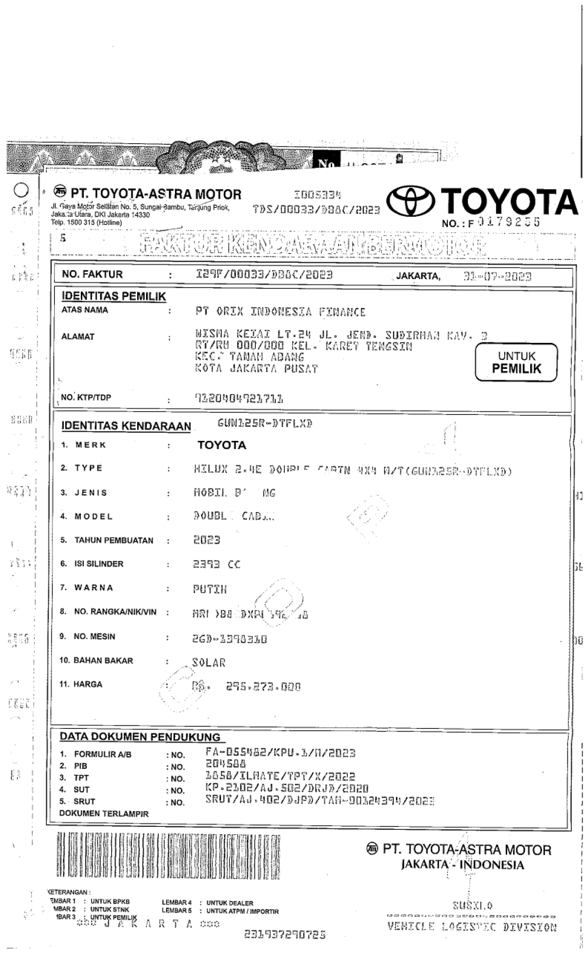 TOYOTA HILUX 2.4 E