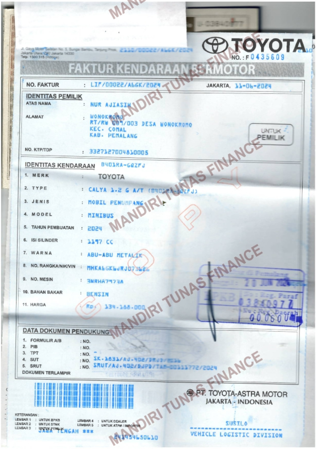TOYOTA CALYA 1.2 G A/T