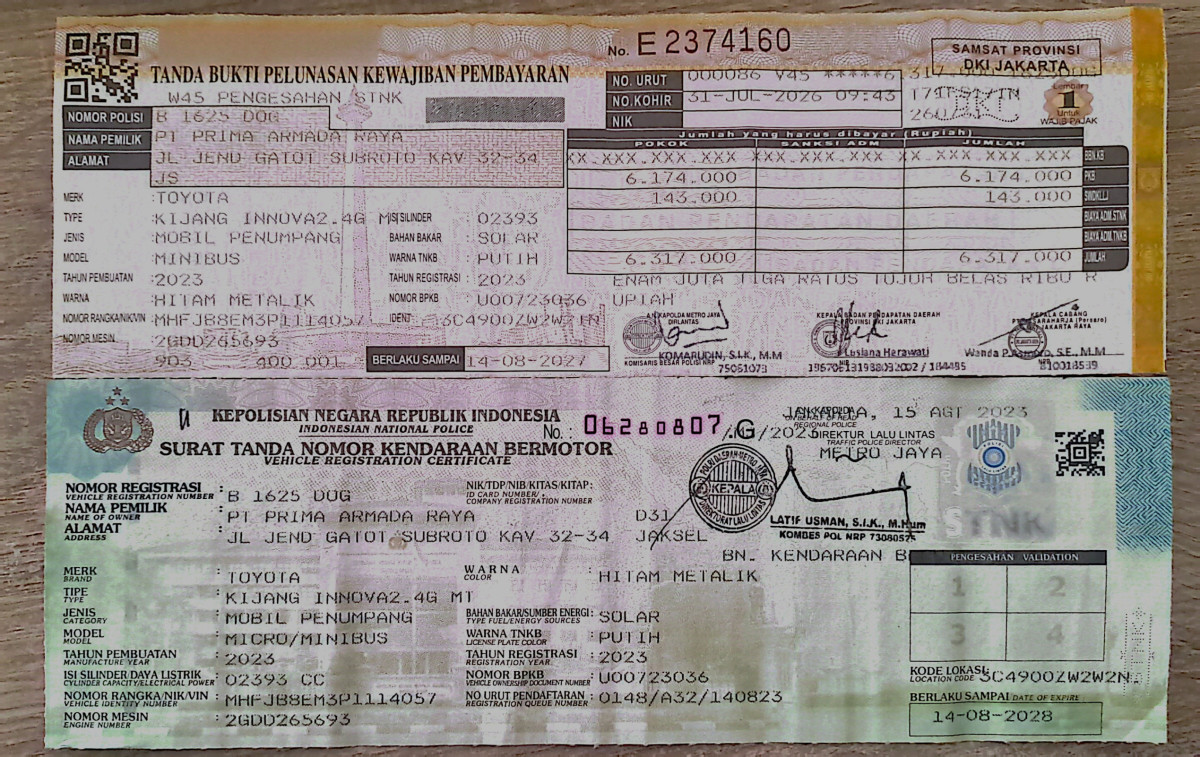 TOYOTA INNOVA 2.4 G